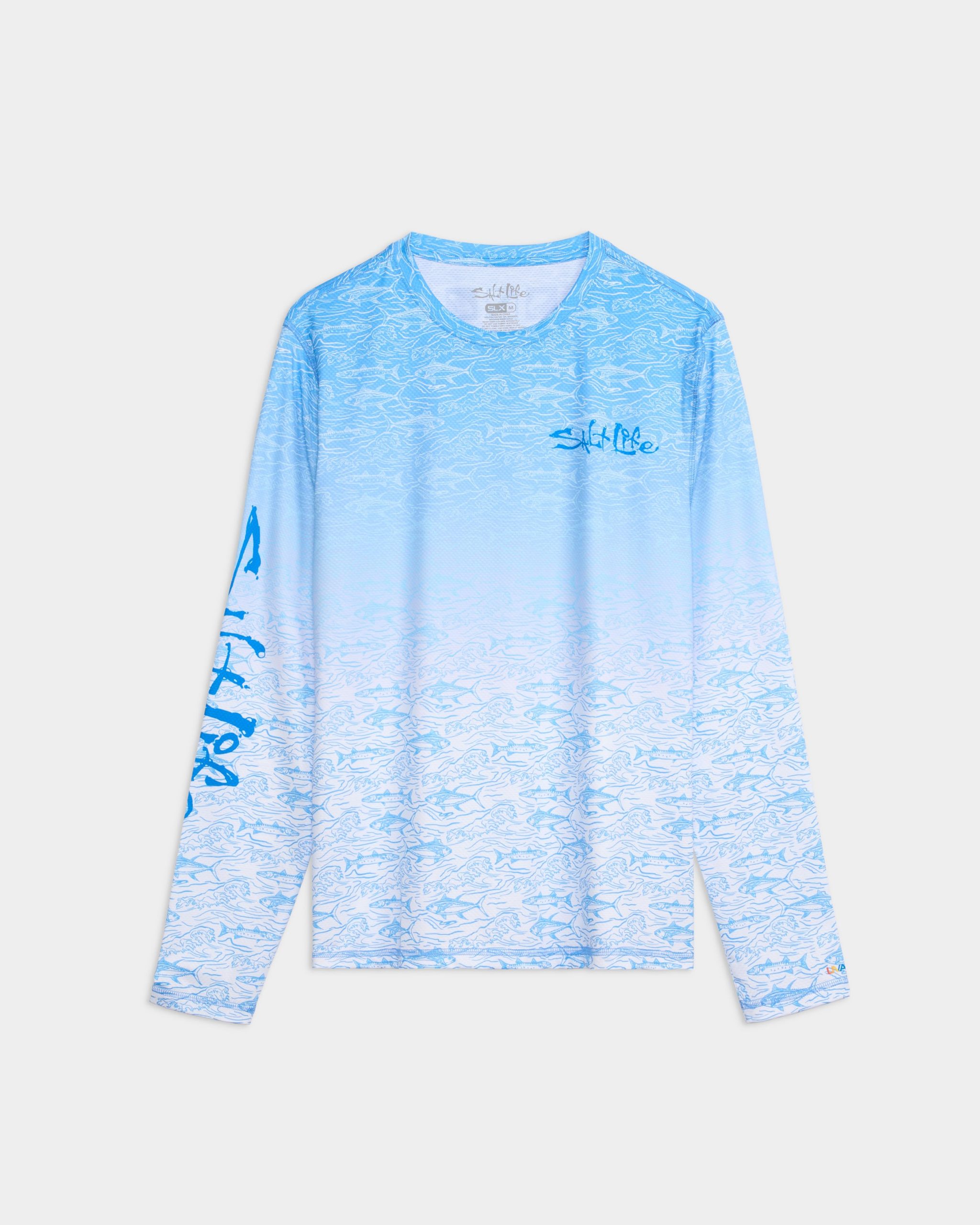 Men's Current and Catch Fade 2.0 Perforated SLX Performance Tee