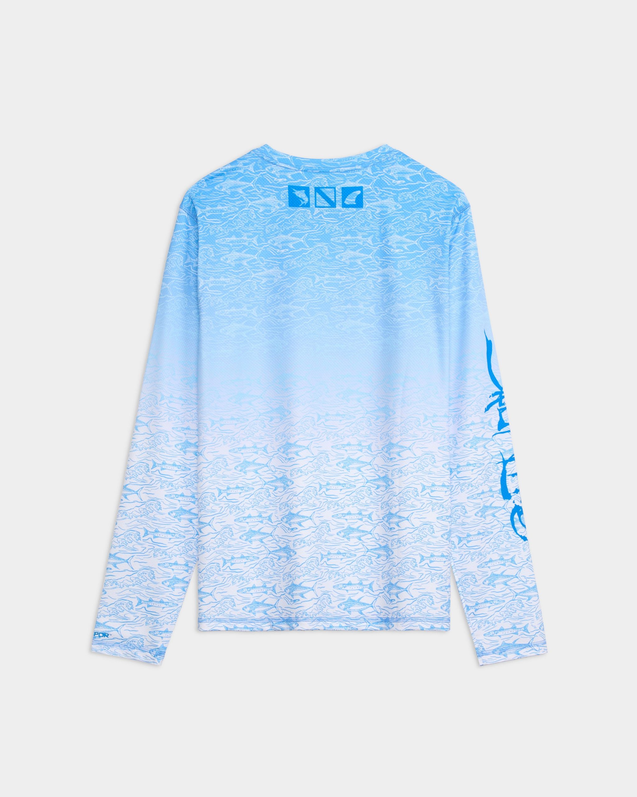 Men's Current and Catch Fade 2.0 Perforated SLX Performance Tee - Image 7