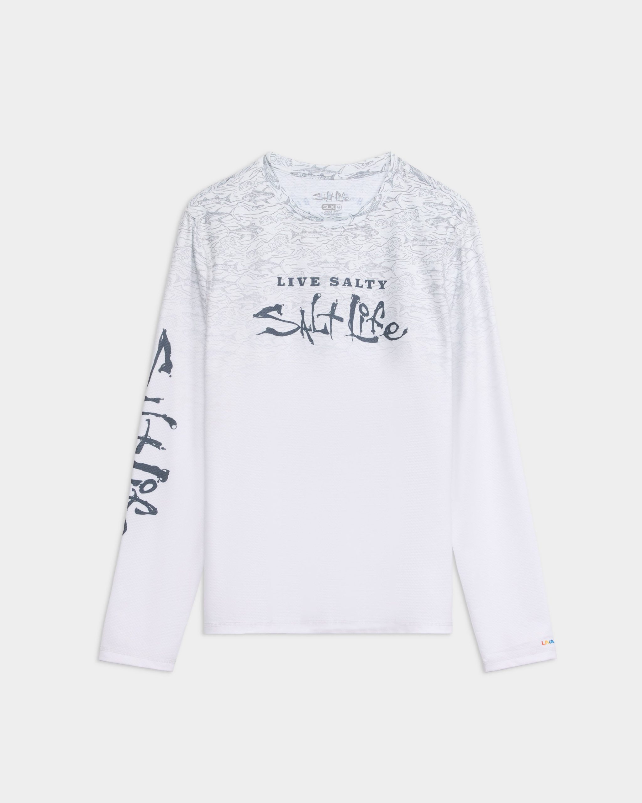 Men's Current and Catch Fade Perforated SLX Performance Tee