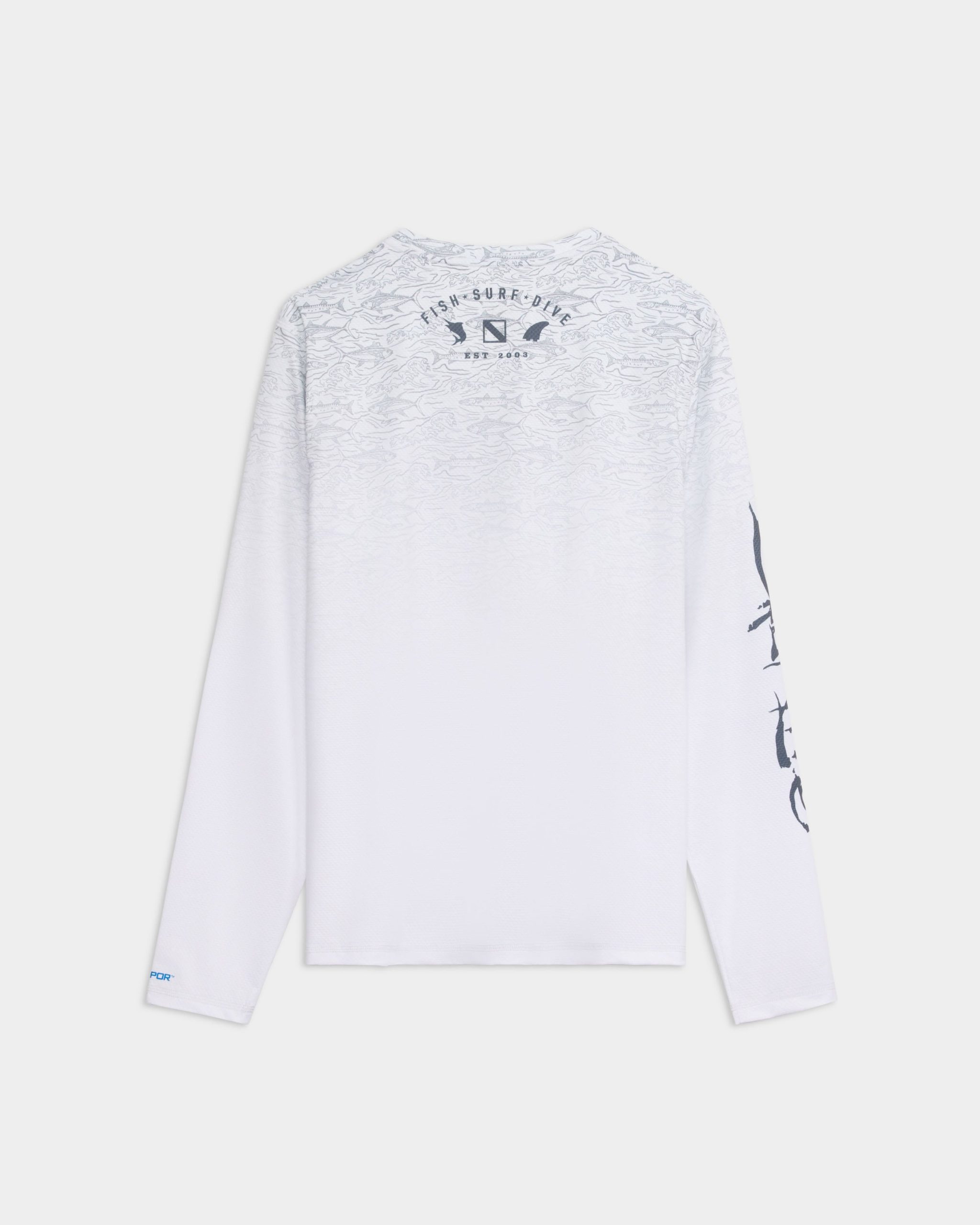 Men's Current and Catch Fade Perforated SLX Performance Tee - Image 6