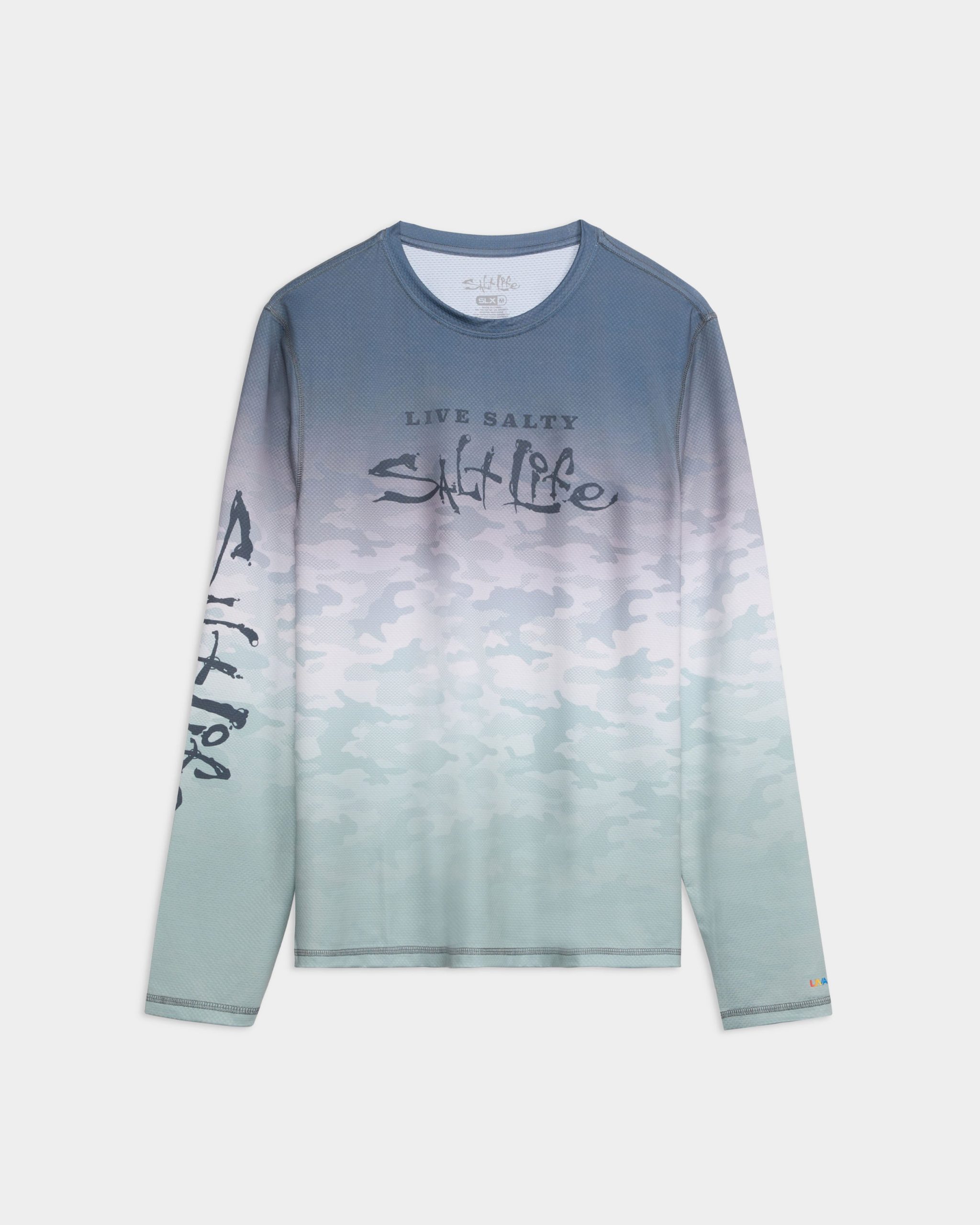 Men's Fish Net Fade Perforated SLX Performance Tee