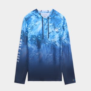 Men's Tuna Tactics Fade Perforated SLX Performance Hoodie