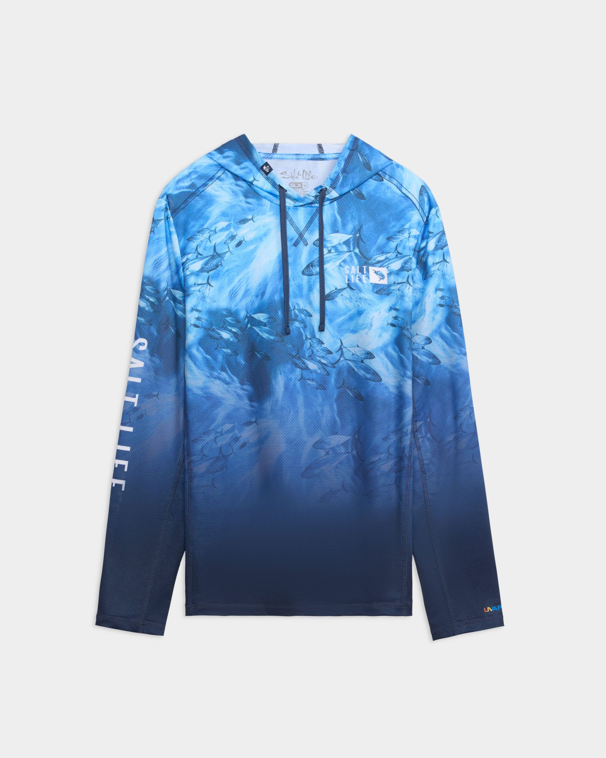 Men's Tuna Tactics Fade Perforated SLX Performance Hoodie