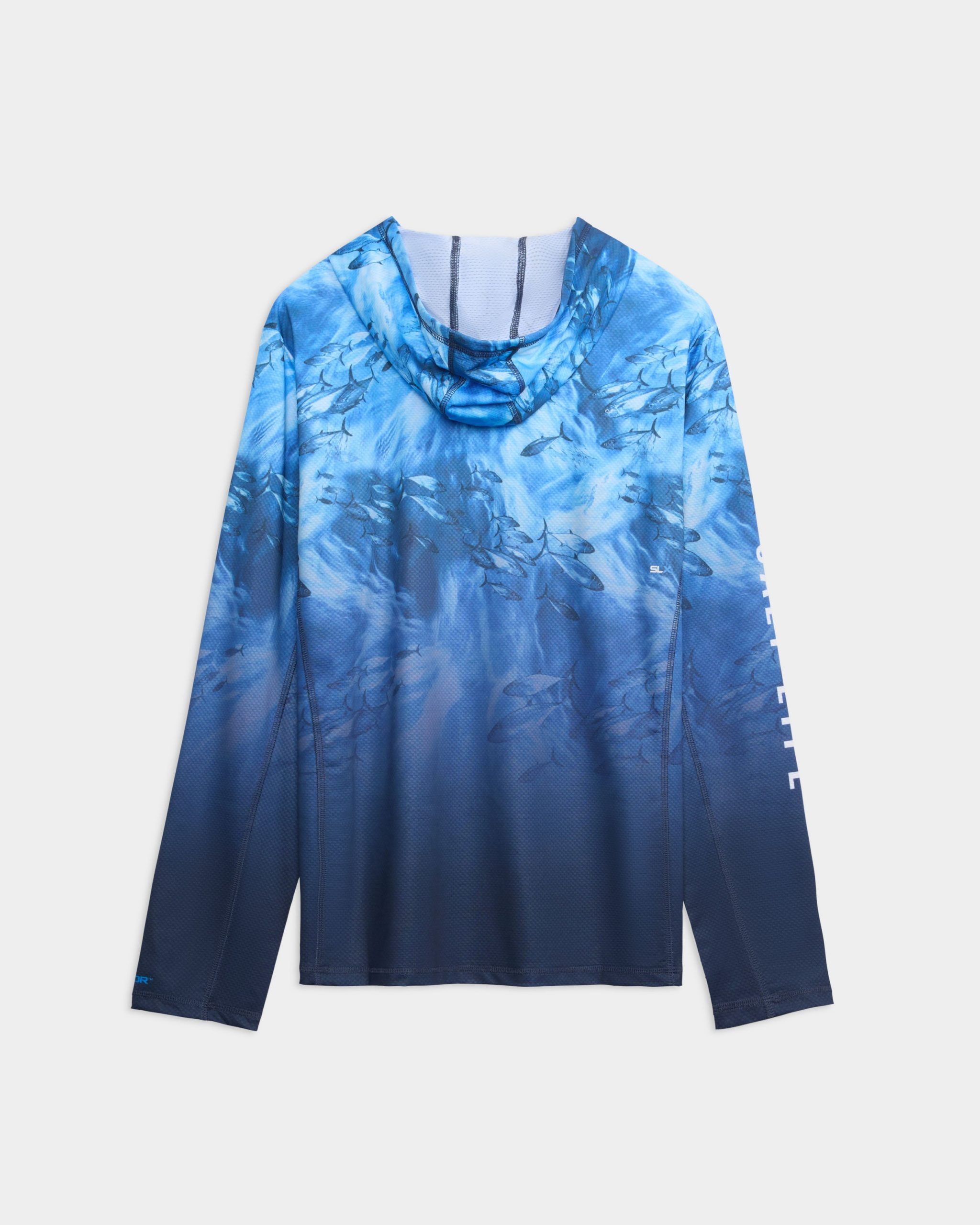 Men's Tuna Tactics Fade Perforated SLX Performance Hoodie - Image 7