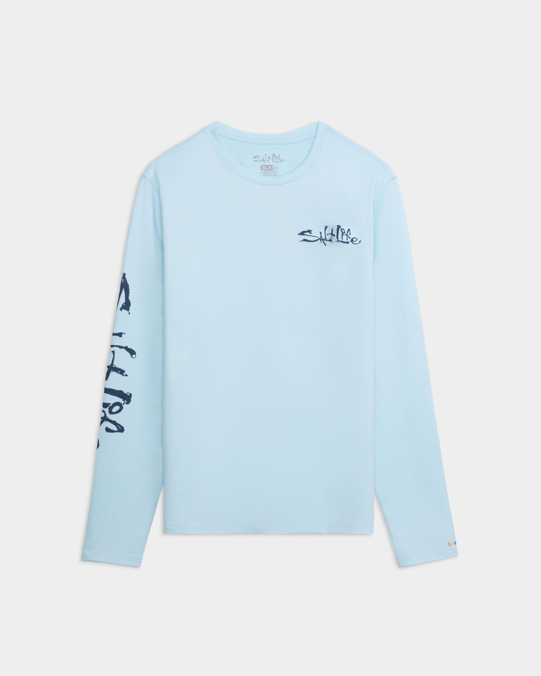 Men's Salt Water Perforated SLX Performance Tee - Image 2