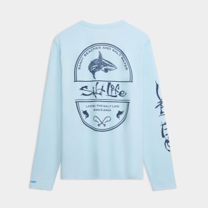 Men's Salt Water Perforated SLX Performance Tee