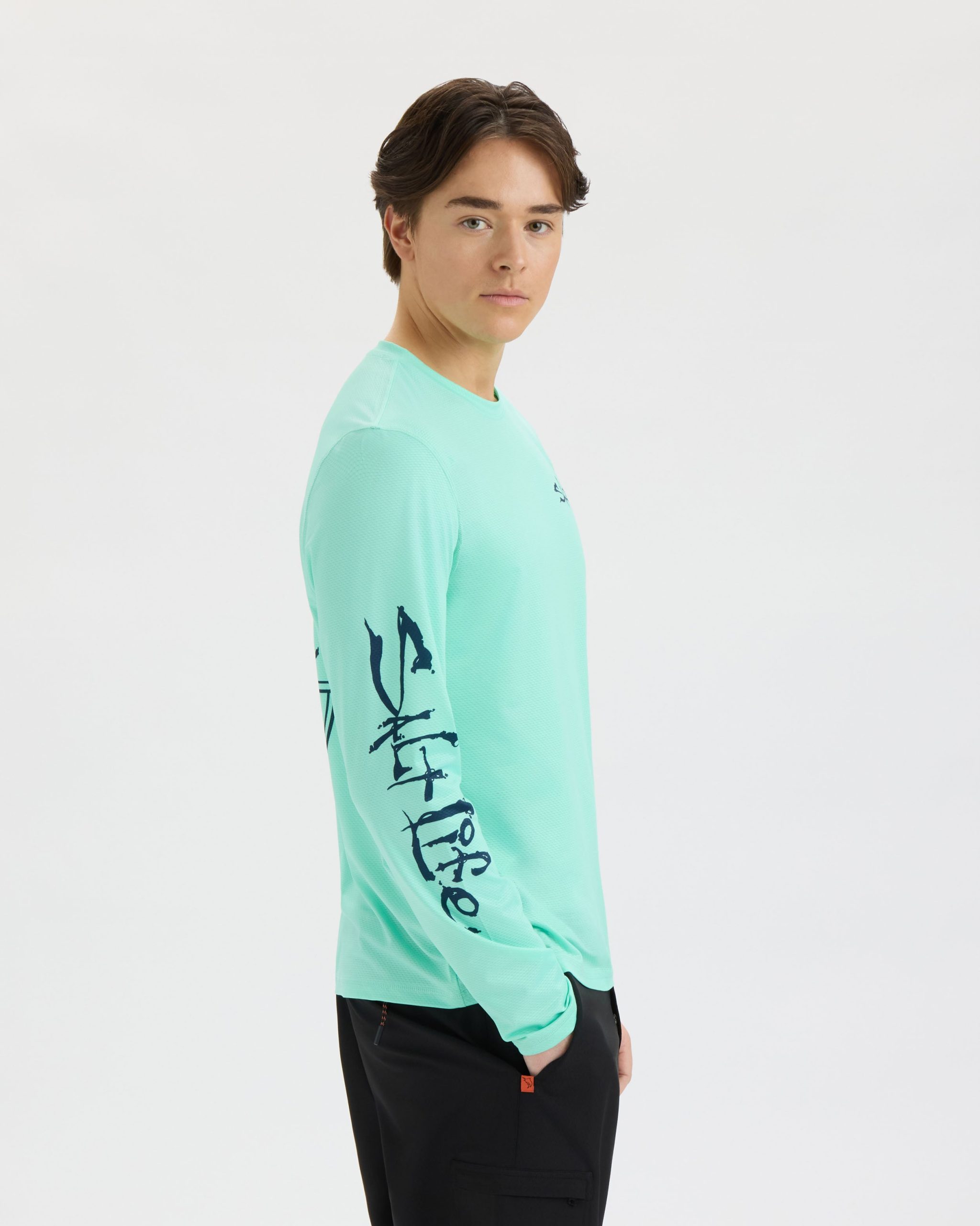 Men's Salt Water Perforated SLX Performance Tee - Image 3