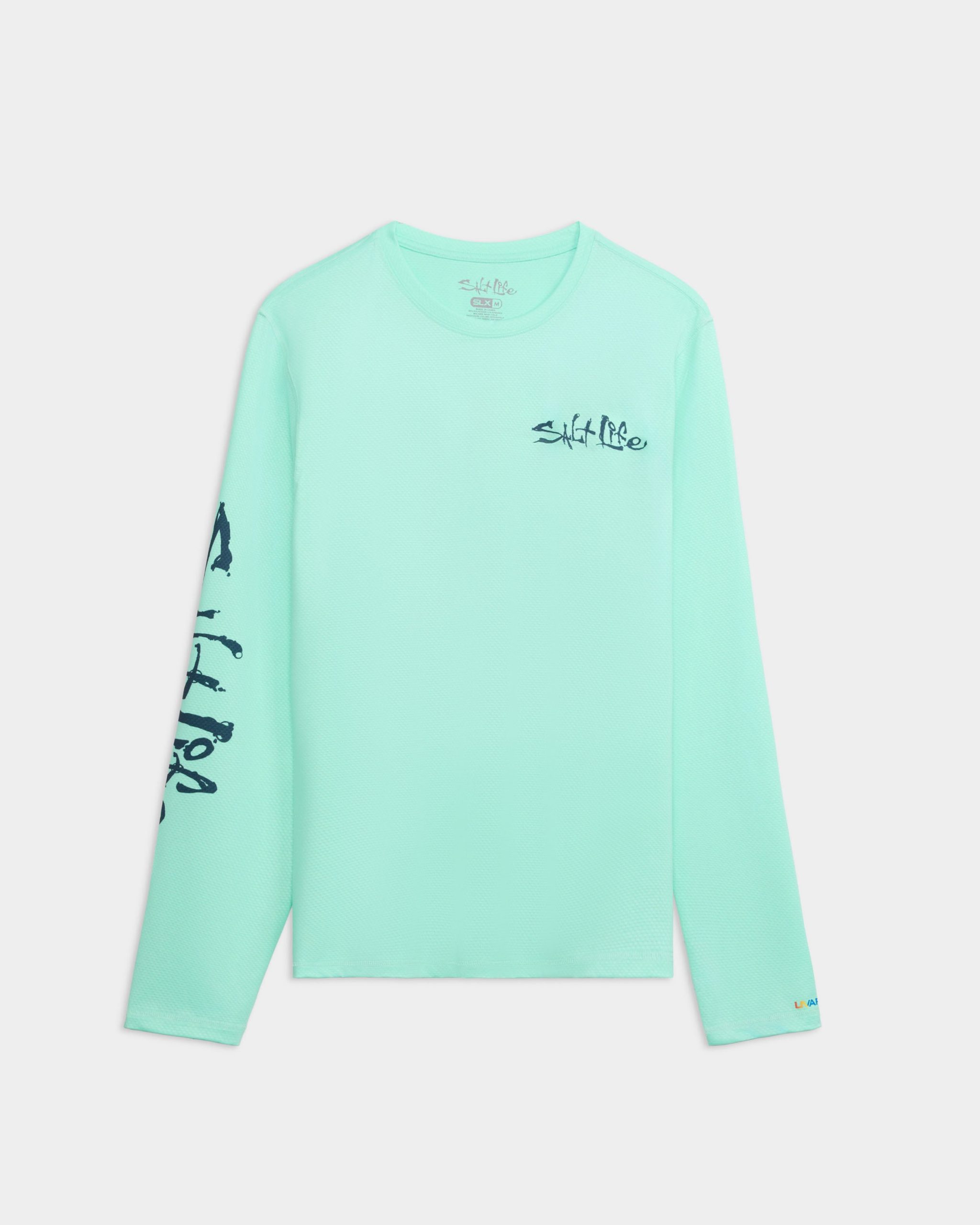 Men's Salt Water Perforated SLX Performance Tee - Image 7