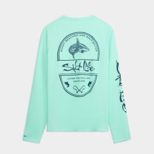 Men's Salt Water Perforated SLX Performance Tee