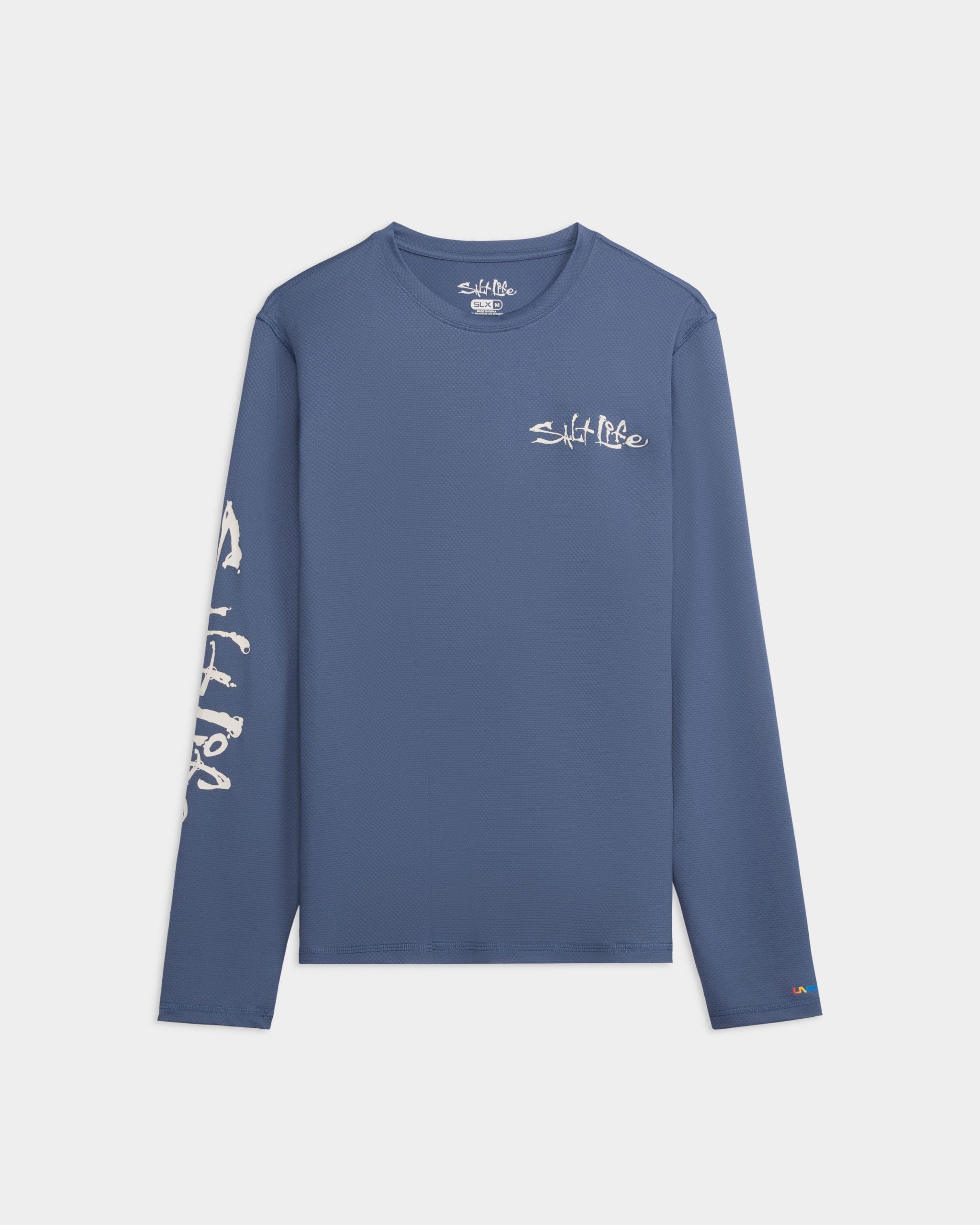 Men's Salt Water Perforated SLX Performance Tee - Image 7