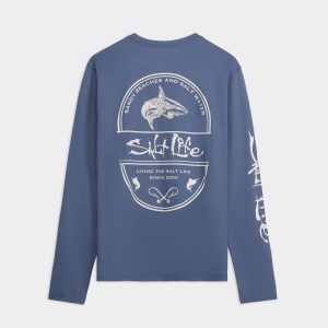 Men's Salt Water Perforated SLX Performance Tee