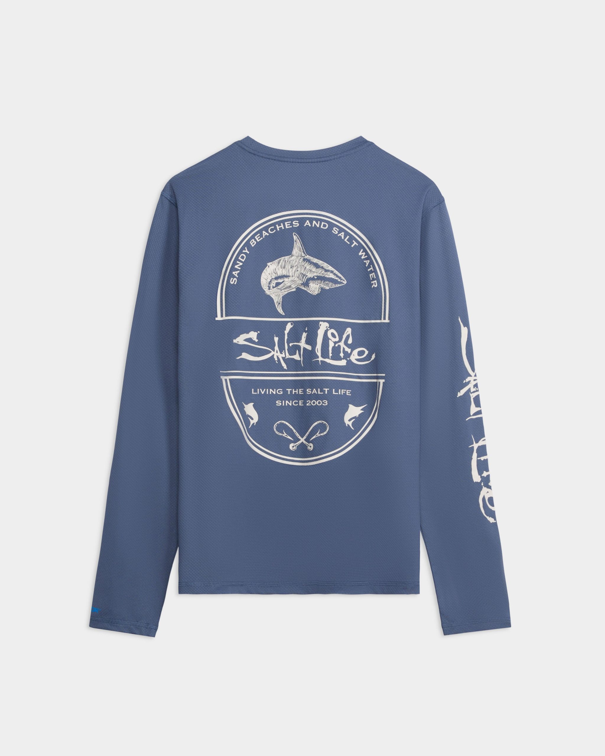 Men's Salt Water Perforated SLX Performance Tee