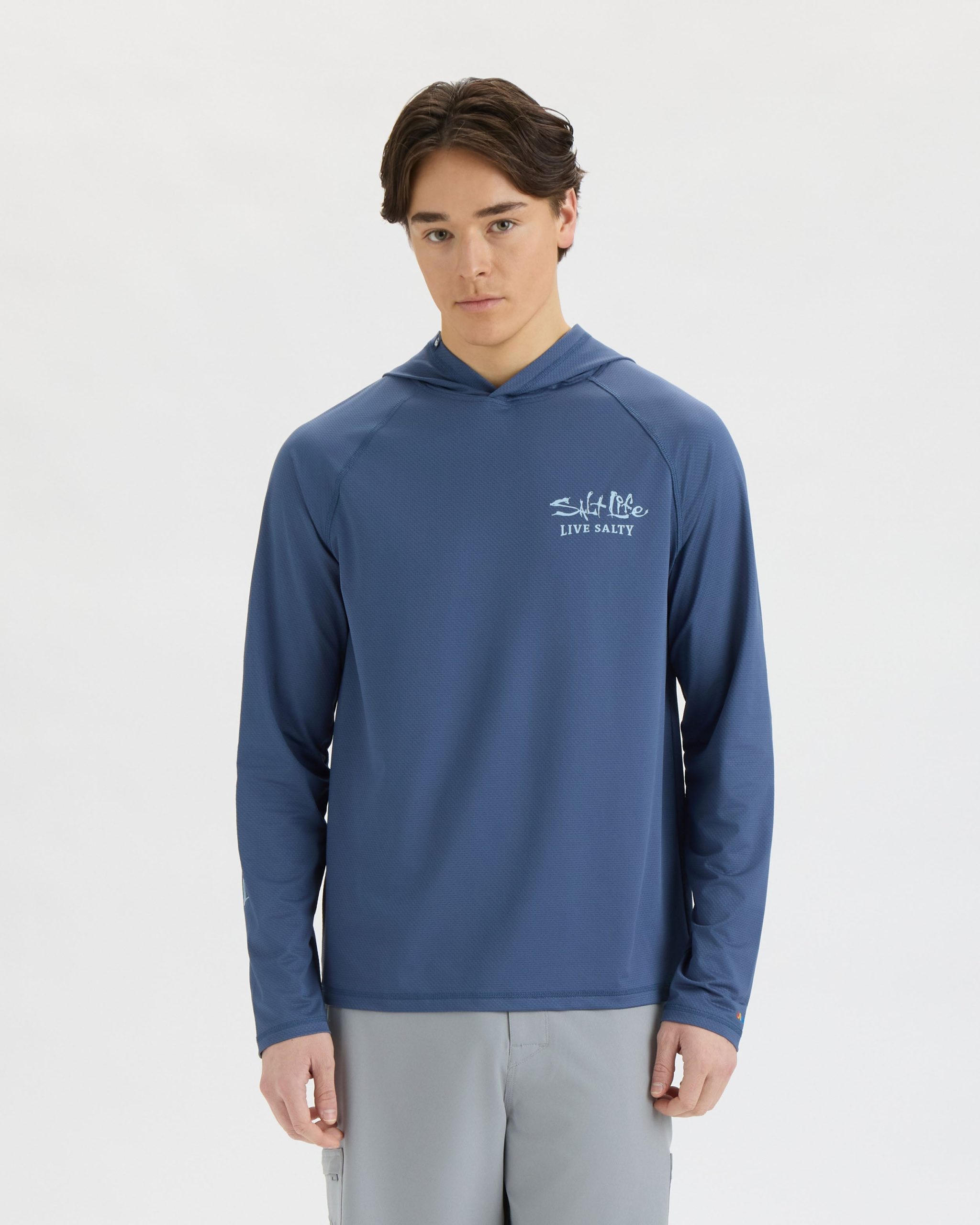 Men's Ocean Kin 2.0 Perforated SLX Performance Hoodie - Image 2