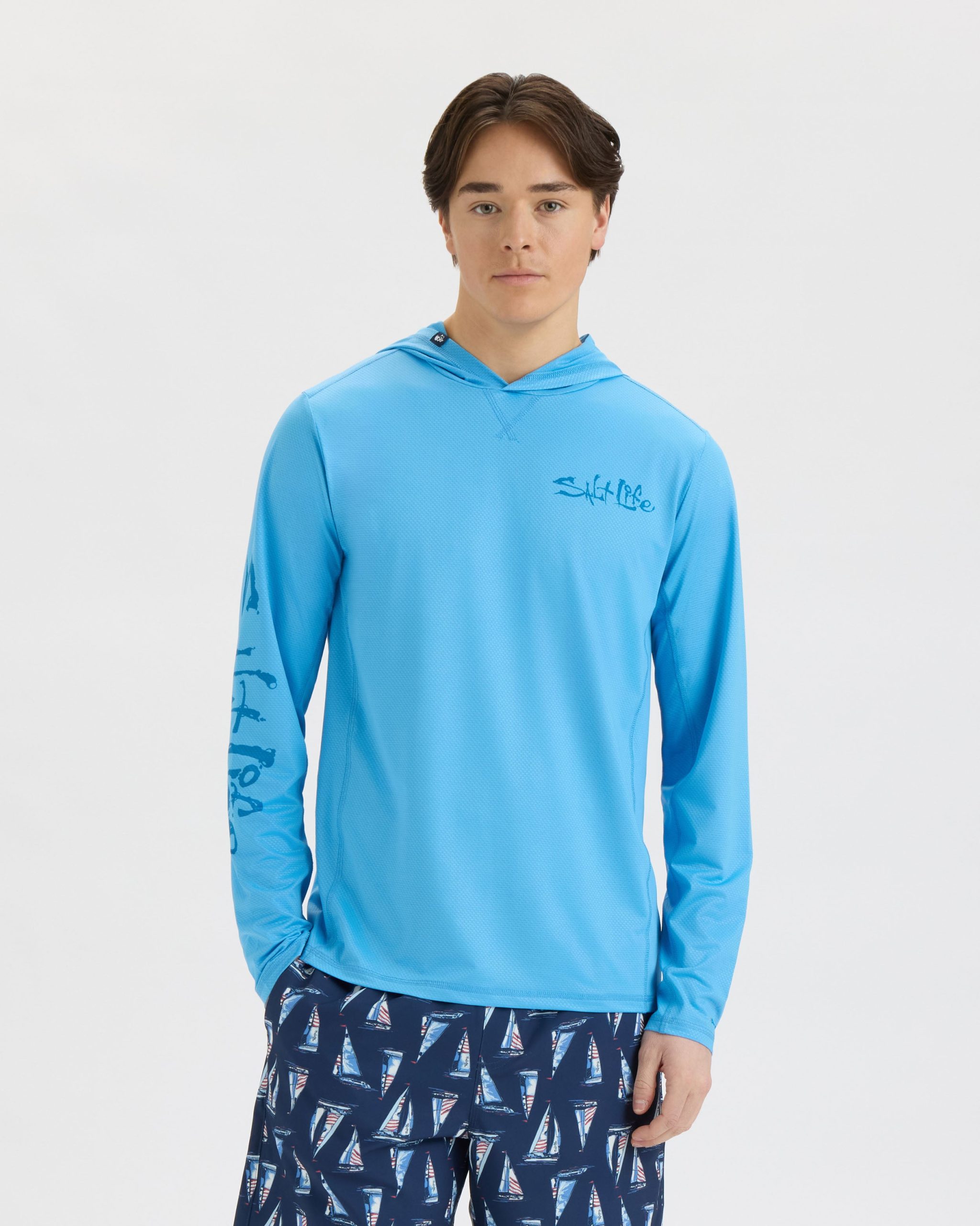 Men's Upwell 2.0 Perforated SLX Performance Hoodie - Image 2