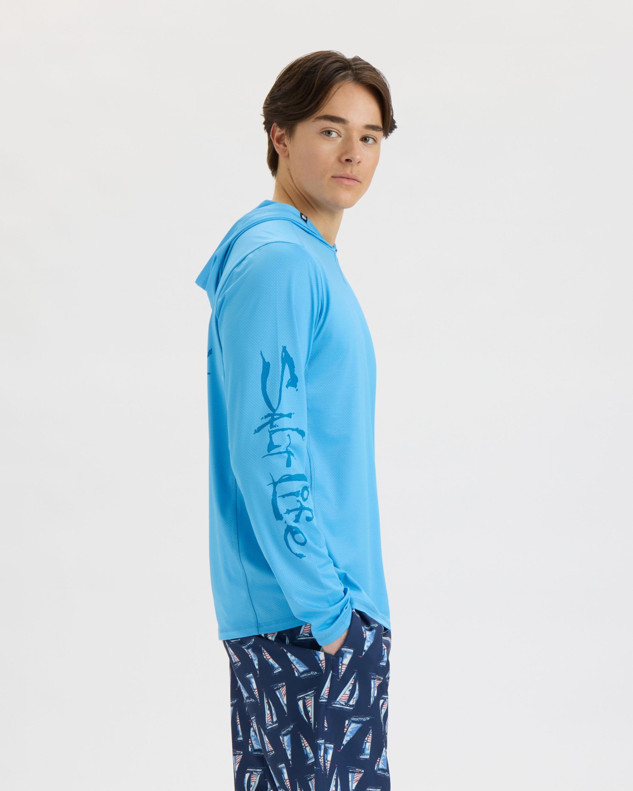 Men's Upwell 2.0 Perforated SLX Performance Hoodie - Image 3