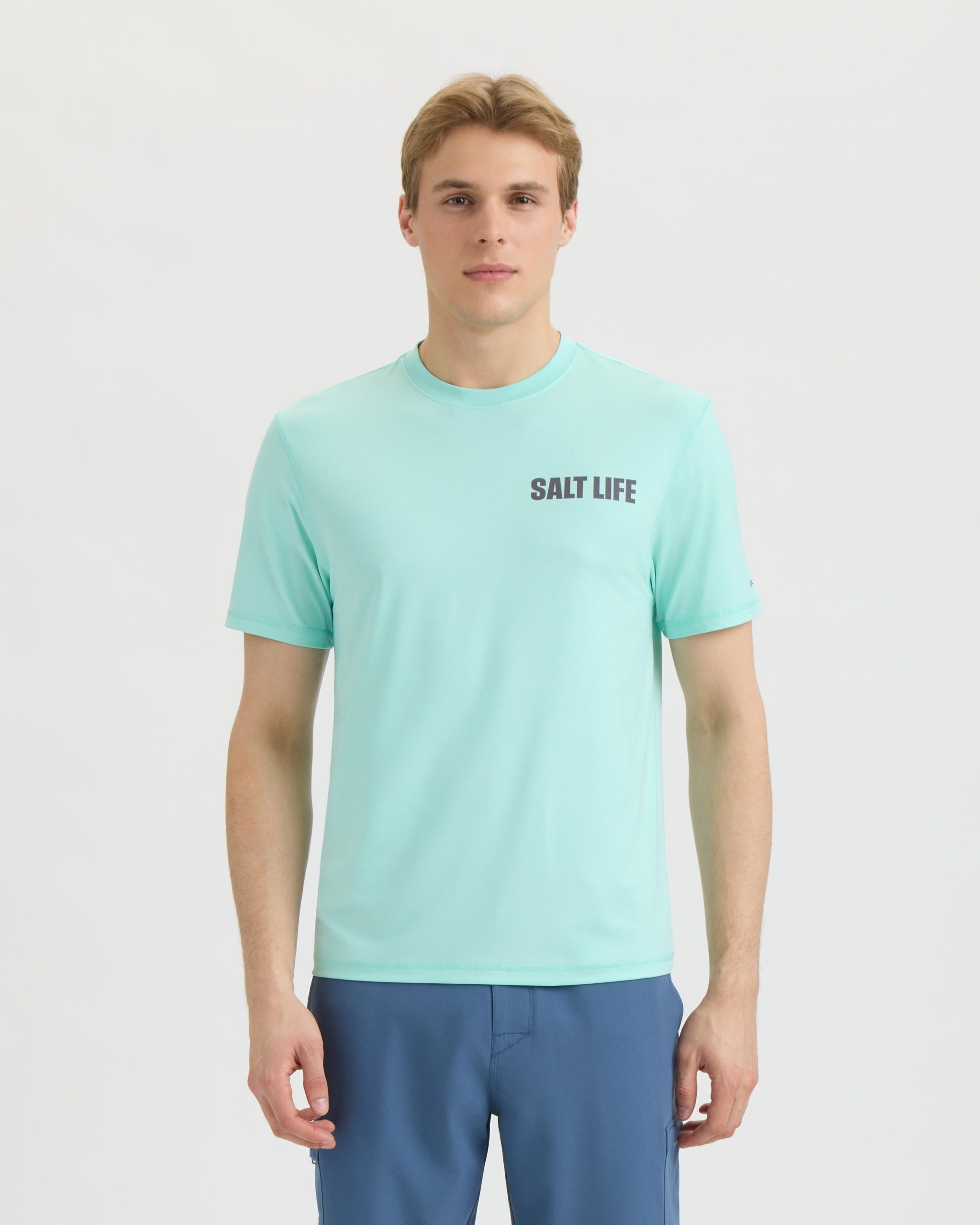 Men's Tribal Salt Badge SLX Performance Short Sleeve Tee - Image 2