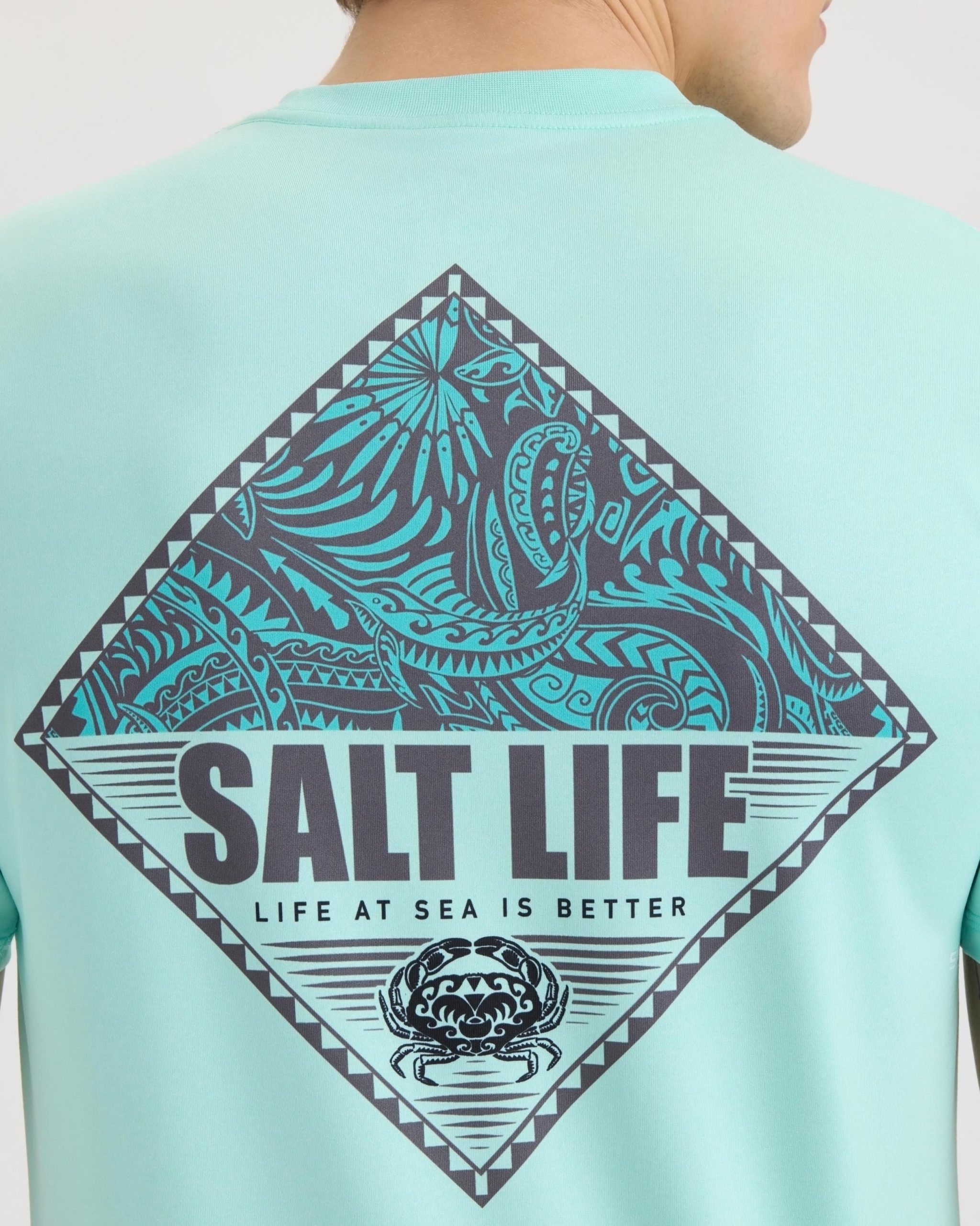 Men's Tribal Salt Badge SLX Performance Short Sleeve Tee - Image 5