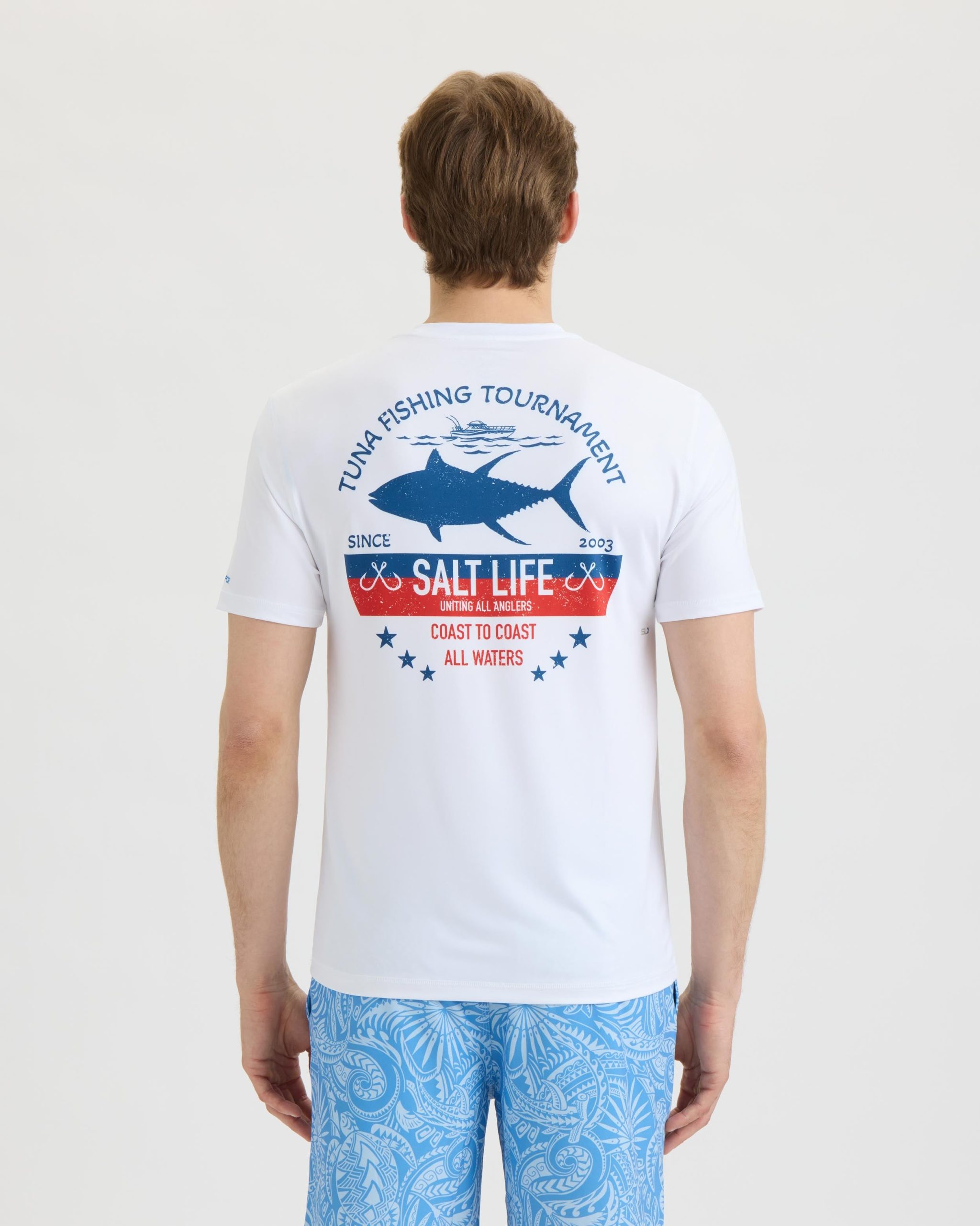 Men's Tuna Tournament SLX Performance Short Sleeve Tee - Image 4