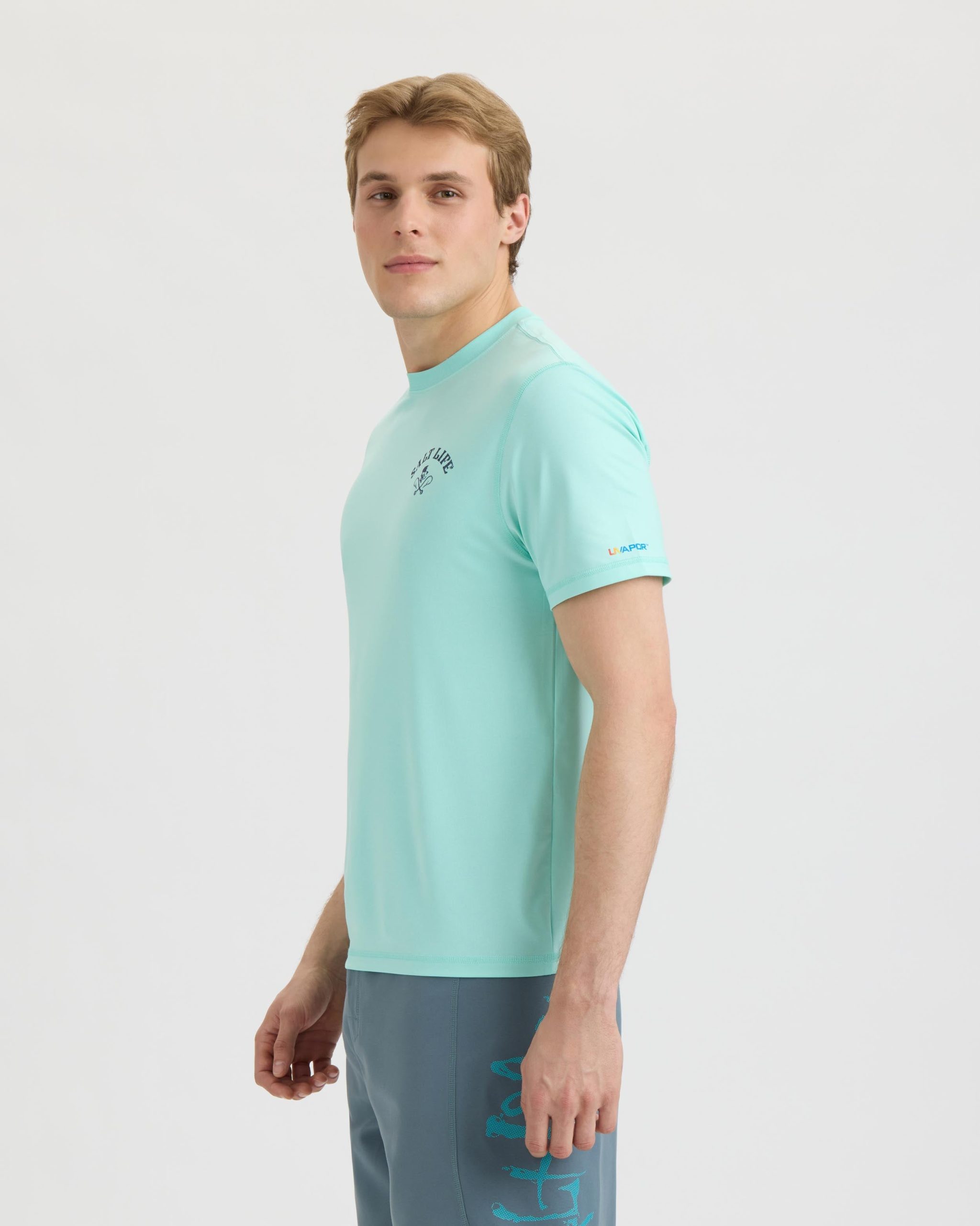 Men's Bone Fish Crest SLX Performance Short Sleeve Tee - Image 3