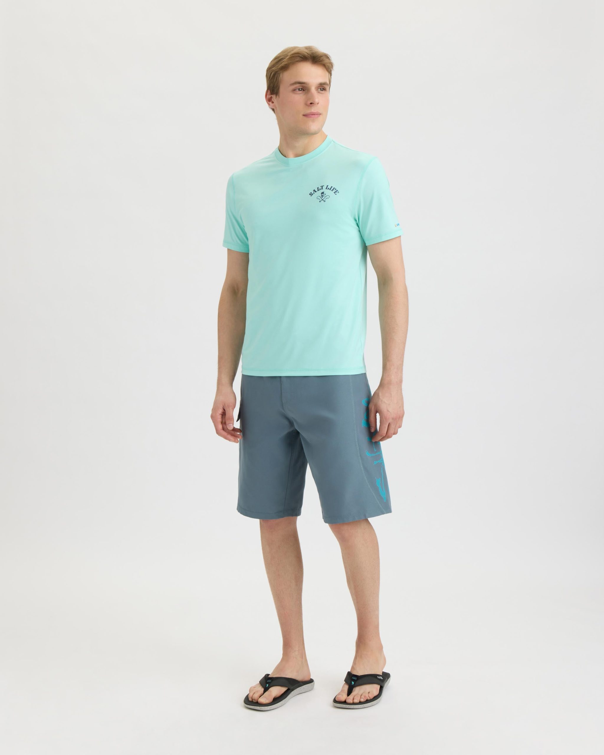 Men's Bone Fish Crest SLX Performance Short Sleeve Tee - Image 6
