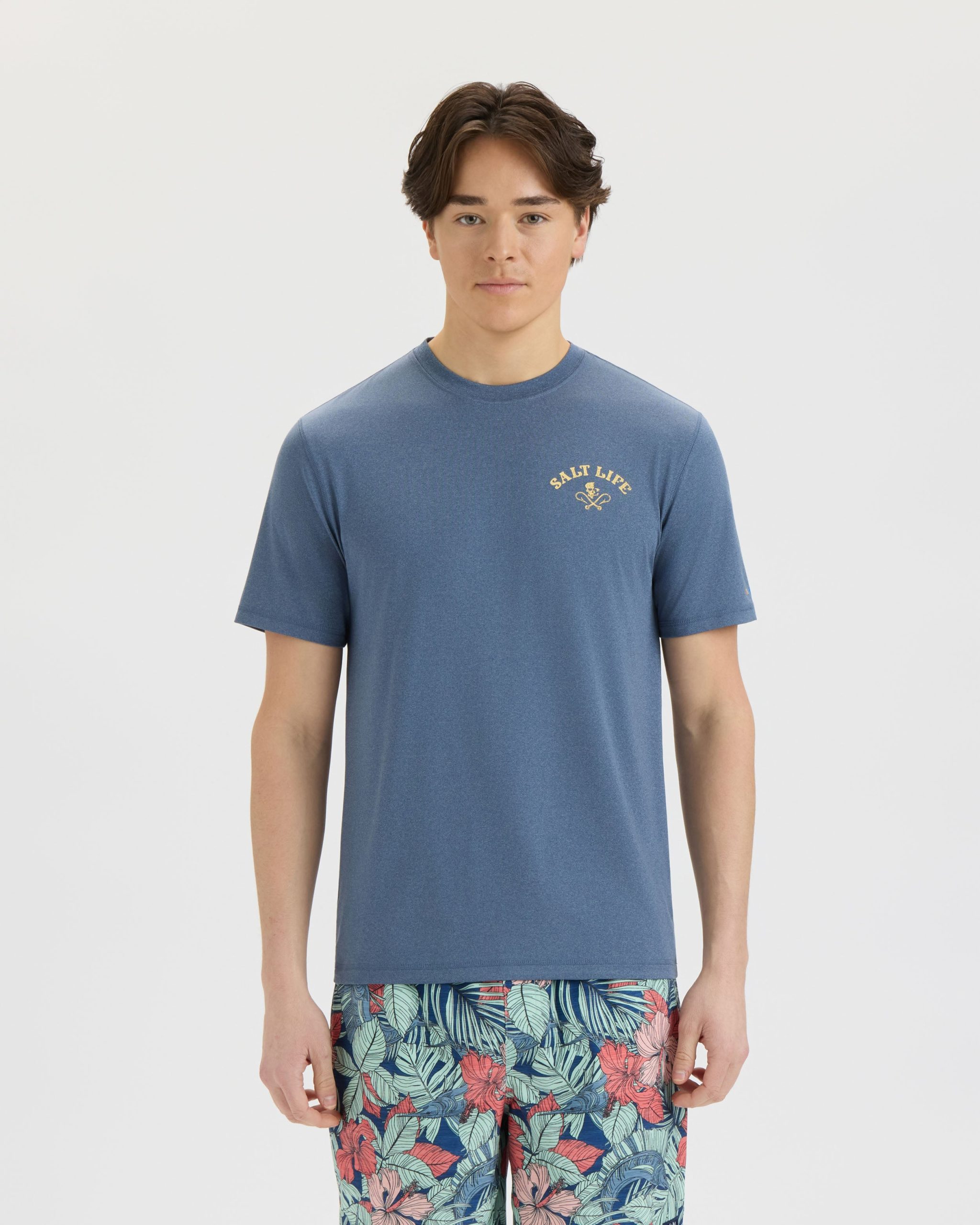 Men's Bone Fish Crest SLX Performance Short Sleeve Tee - Image 2