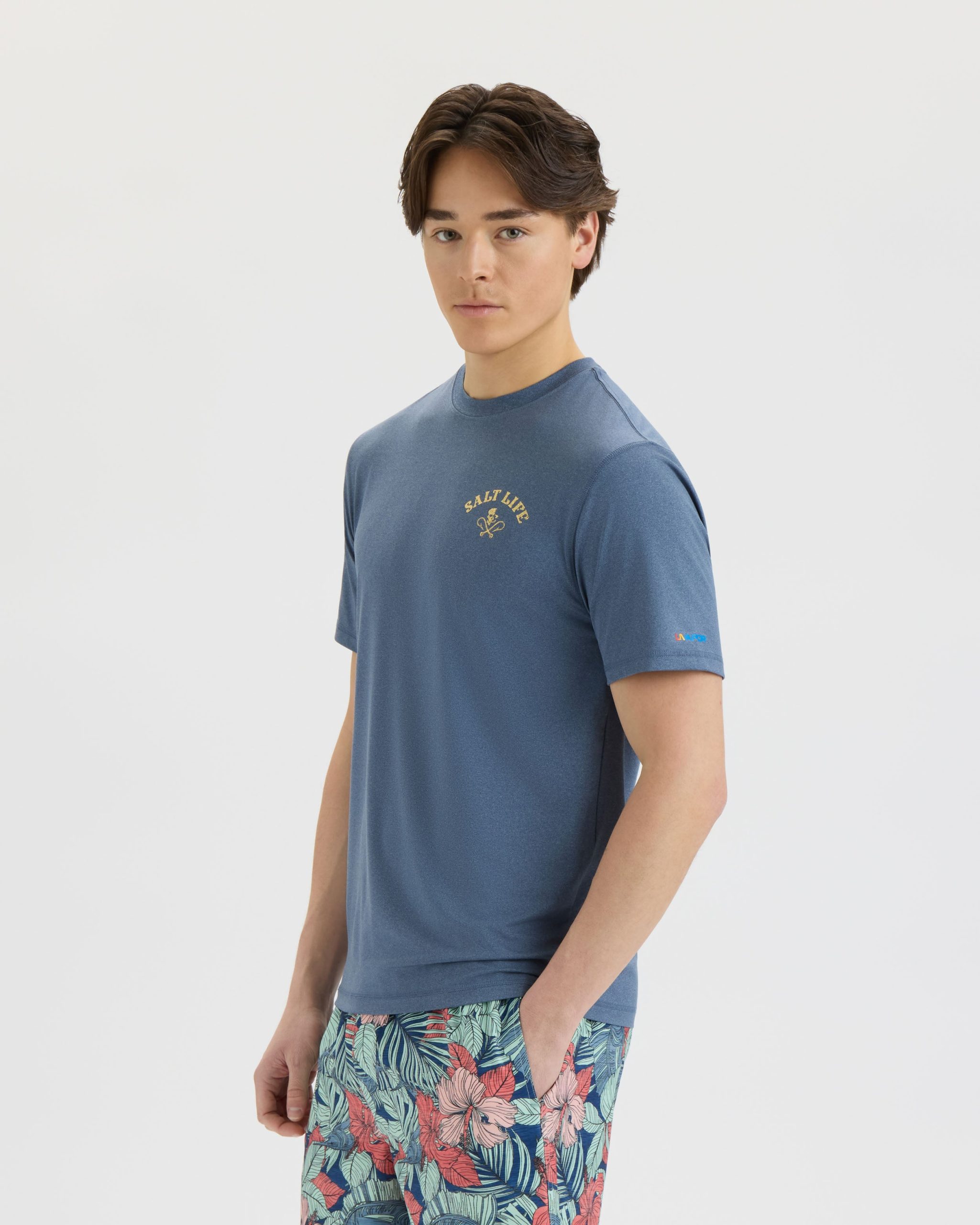Men's Bone Fish Crest SLX Performance Short Sleeve Tee - Image 3