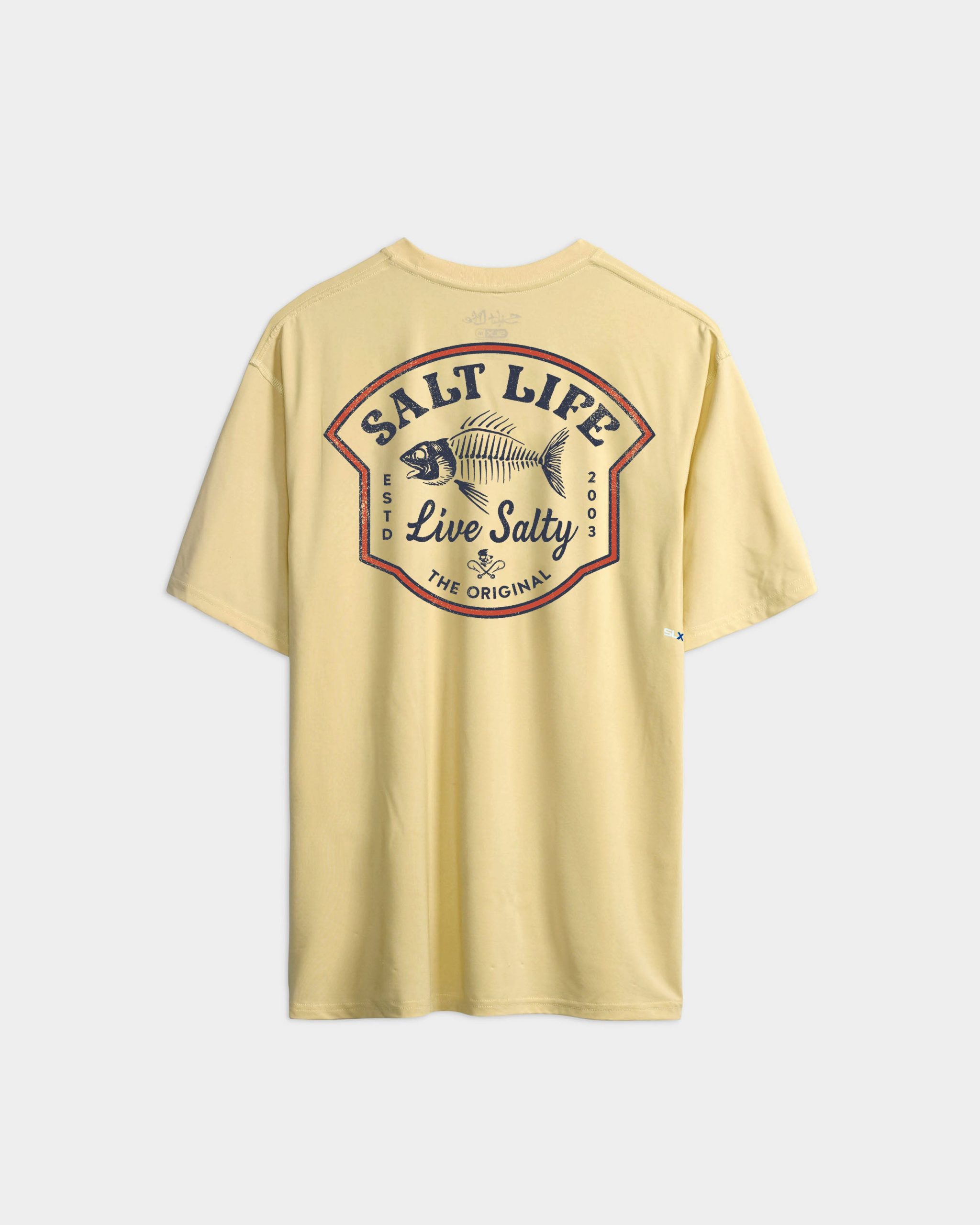 Men's Bone Fish Crest SLX Performance Short Sleeve Tee