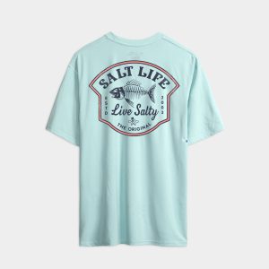 Men's Bone Fish Crest SLX Performance Short Sleeve Tee