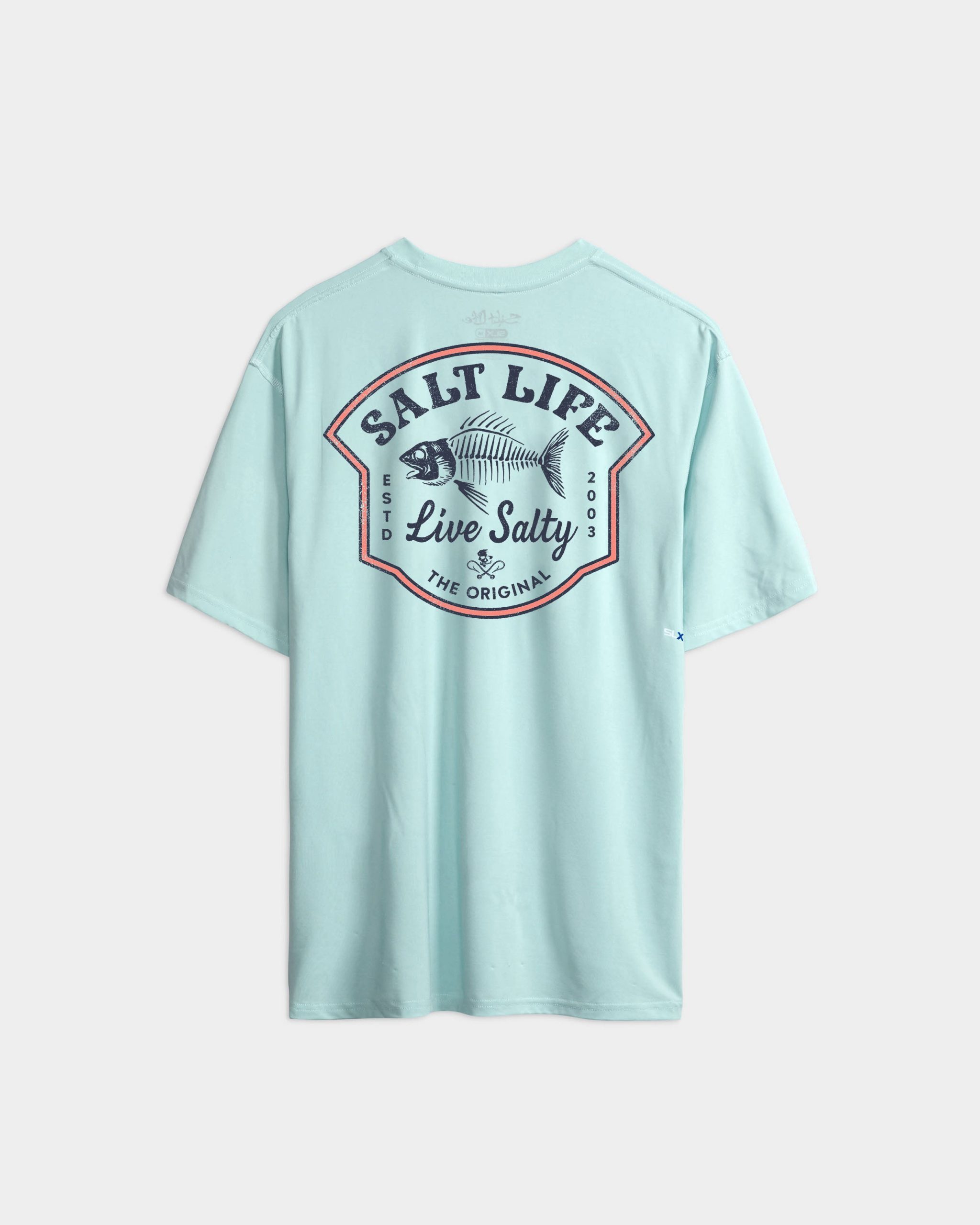 Men's Bone Fish Crest SLX Performance Short Sleeve Tee