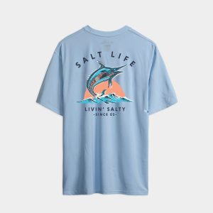 Men's Livin Salty SLX Performance Short Sleeve Tee