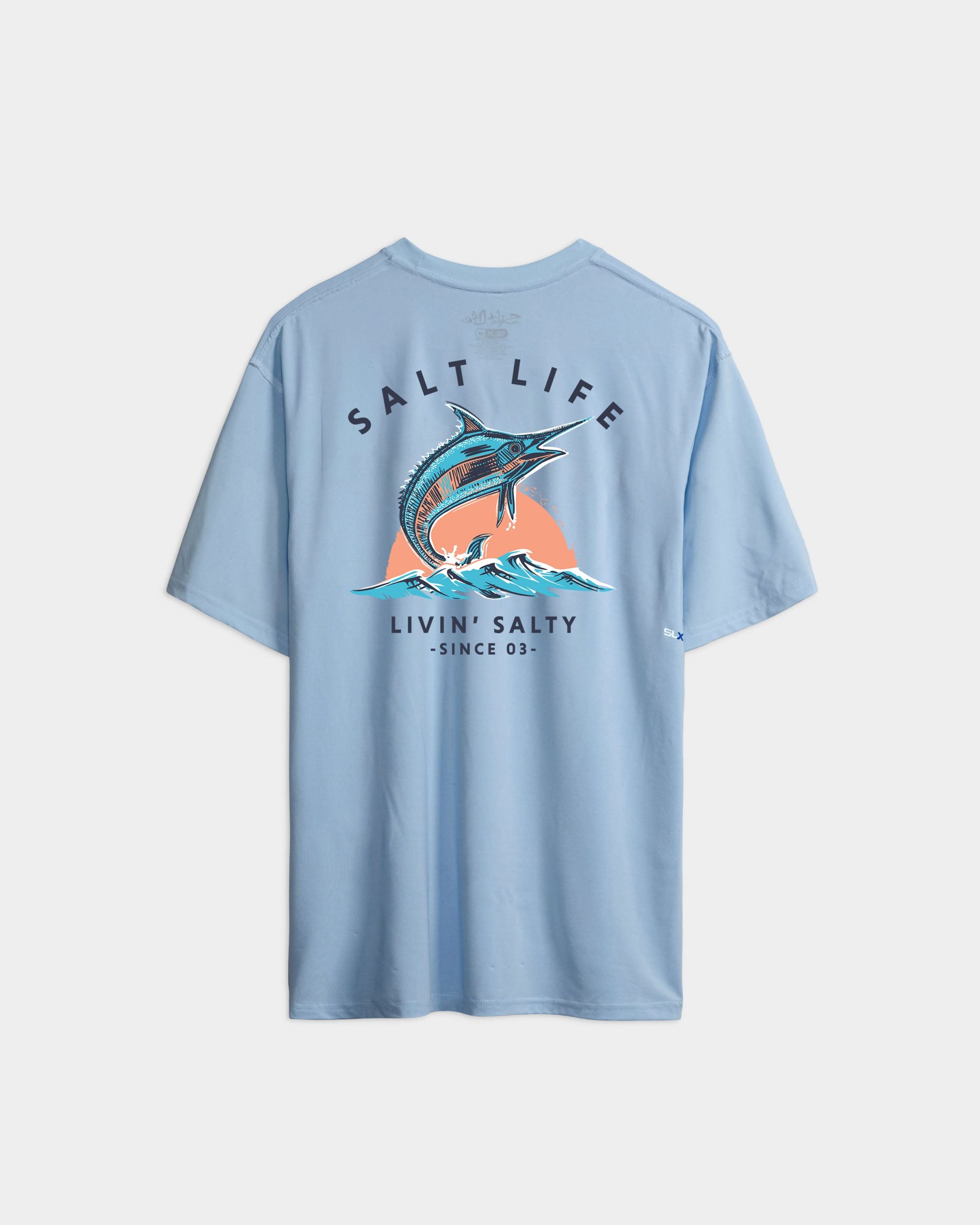 Men's Livin Salty SLX Performance Short Sleeve Tee