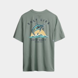 Men's Livin Salty SLX Performance Short Sleeve Tee