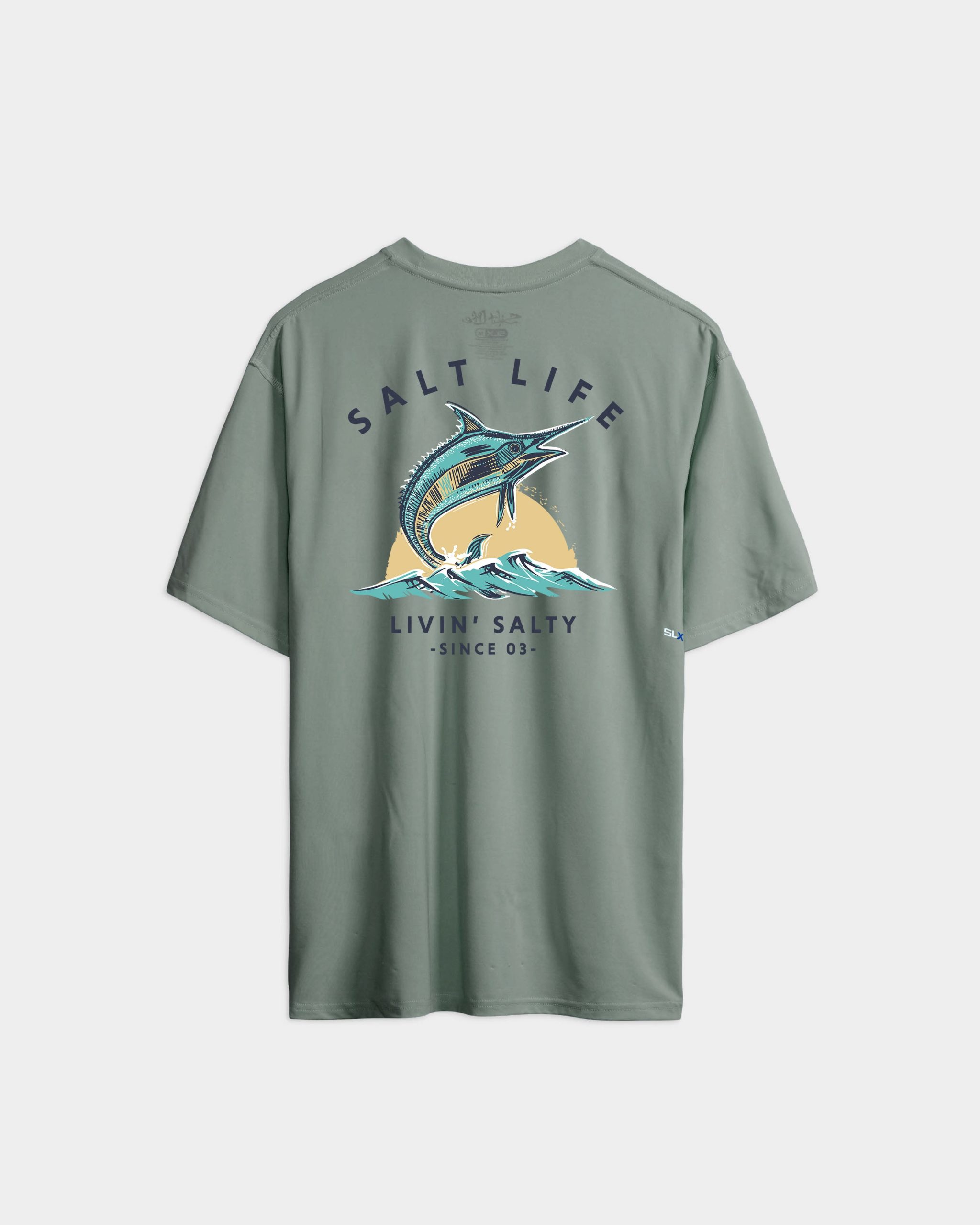 Men's Livin Salty SLX Performance Short Sleeve Tee