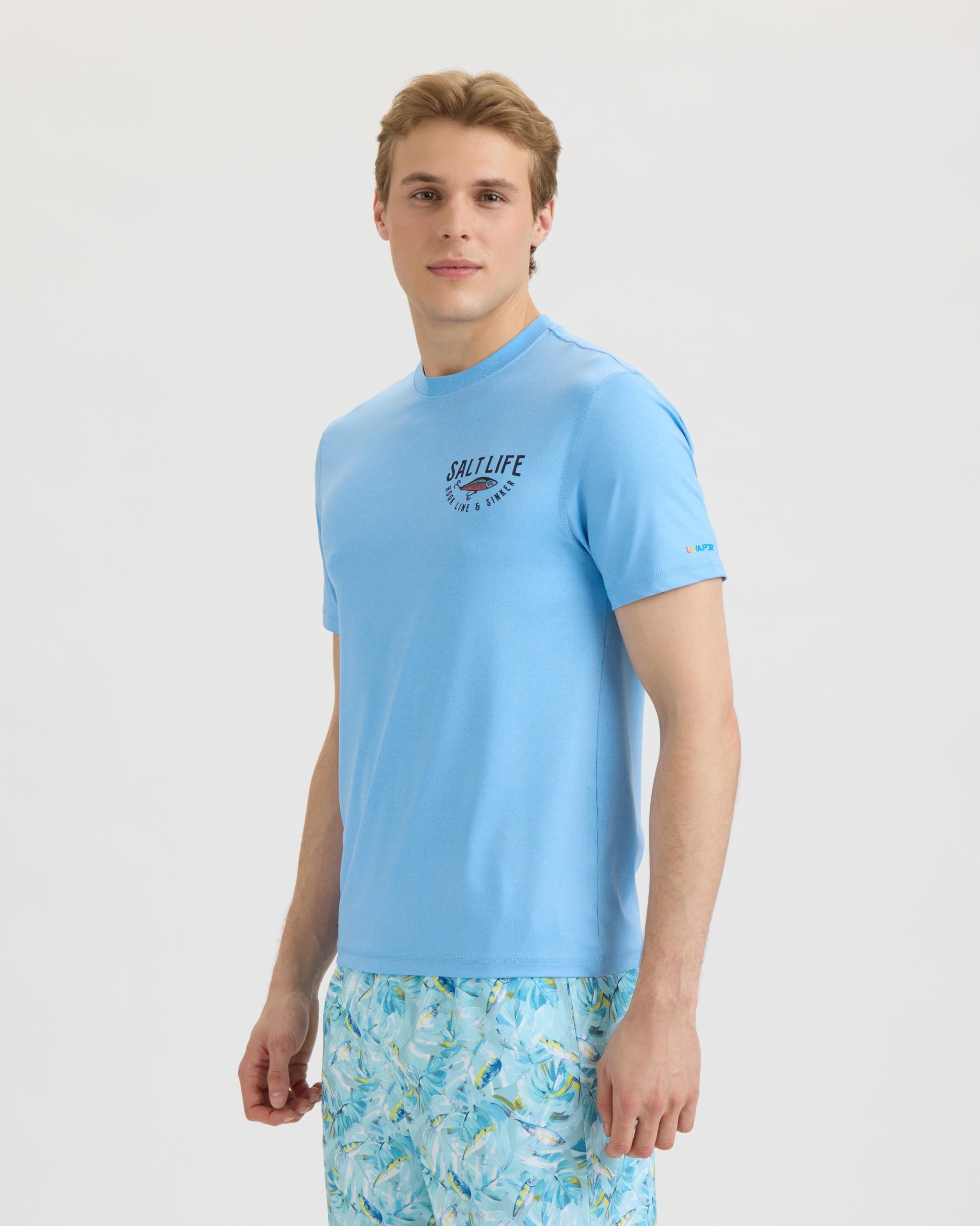 Men's Salty Craftsmen SLX Performance Short Sleeve Tee - Image 3