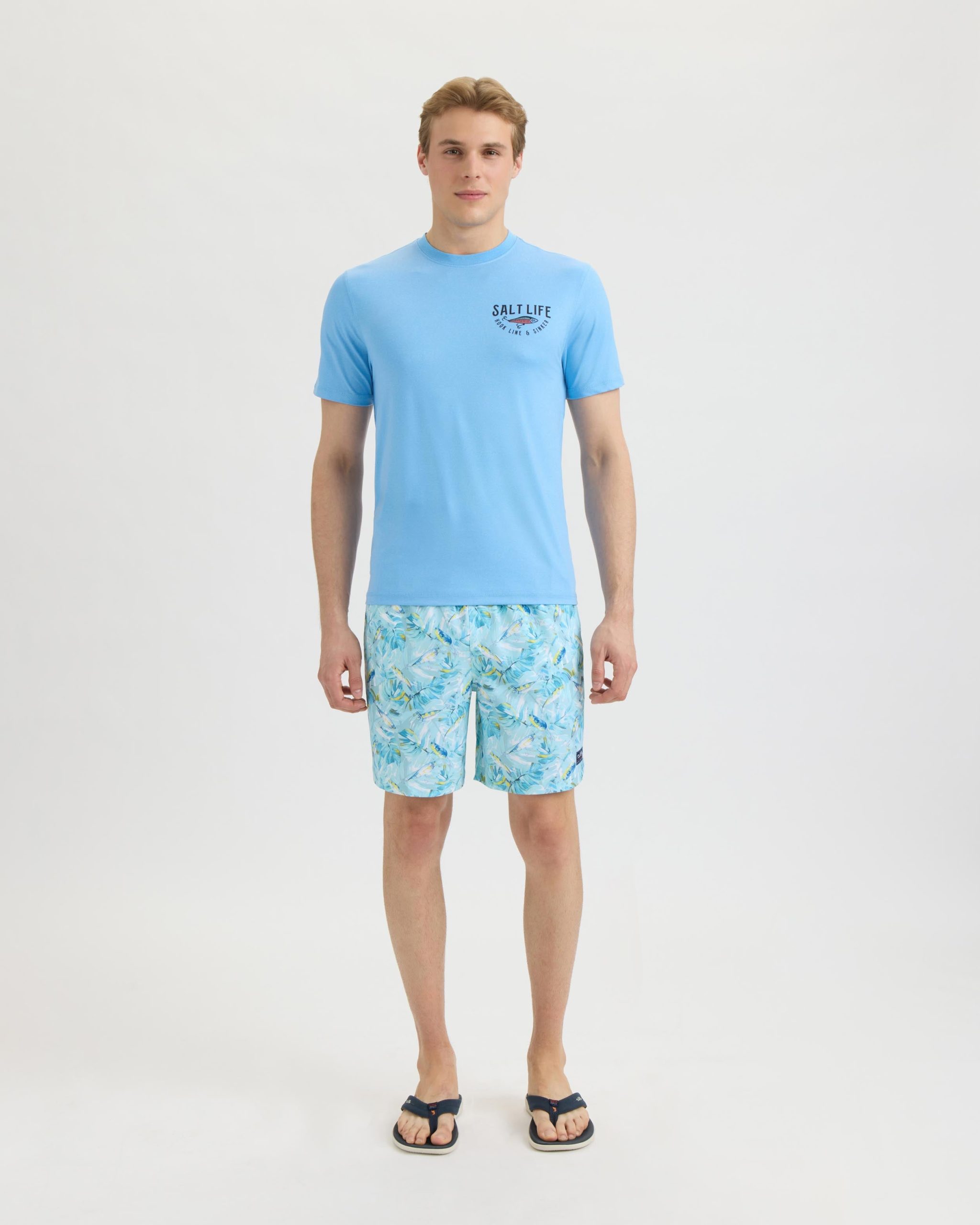 Men's Salty Craftsmen SLX Performance Short Sleeve Tee - Image 6