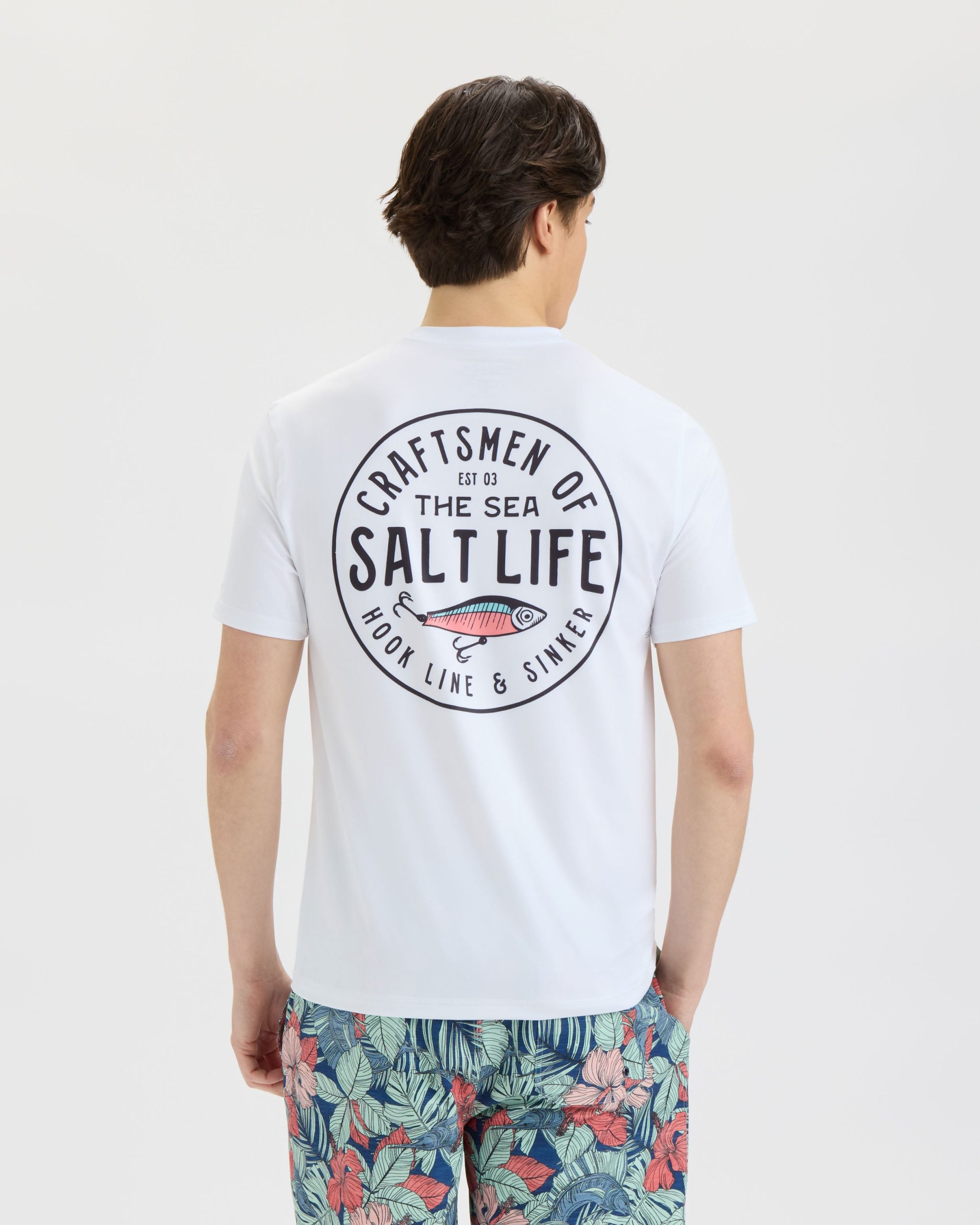 Men's Salty Craftsmen SLX Performance Short Sleeve Tee - Image 4