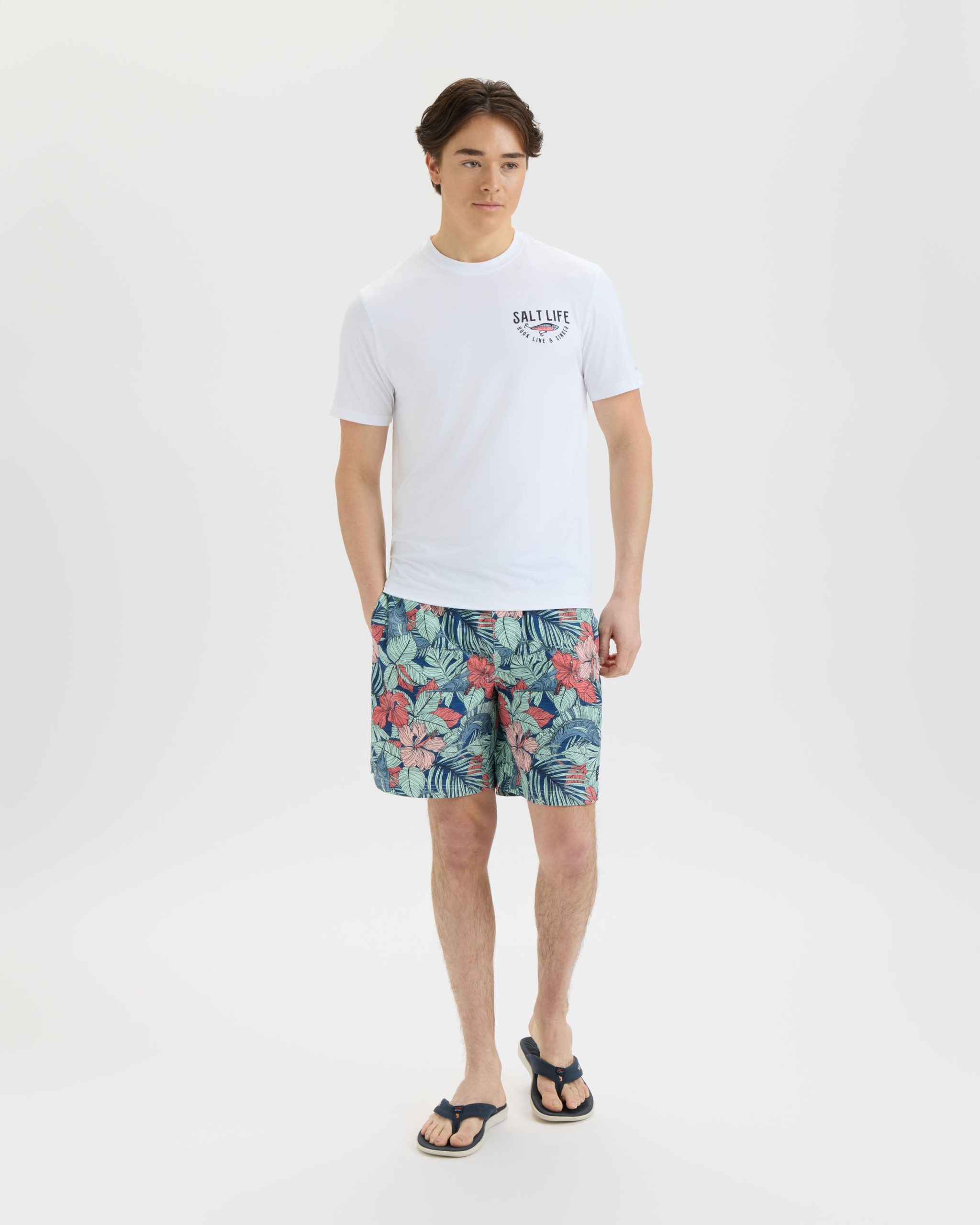 Men's Salty Craftsmen SLX Performance Short Sleeve Tee - Image 6