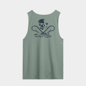Men's Skull and Hooks Tank Top