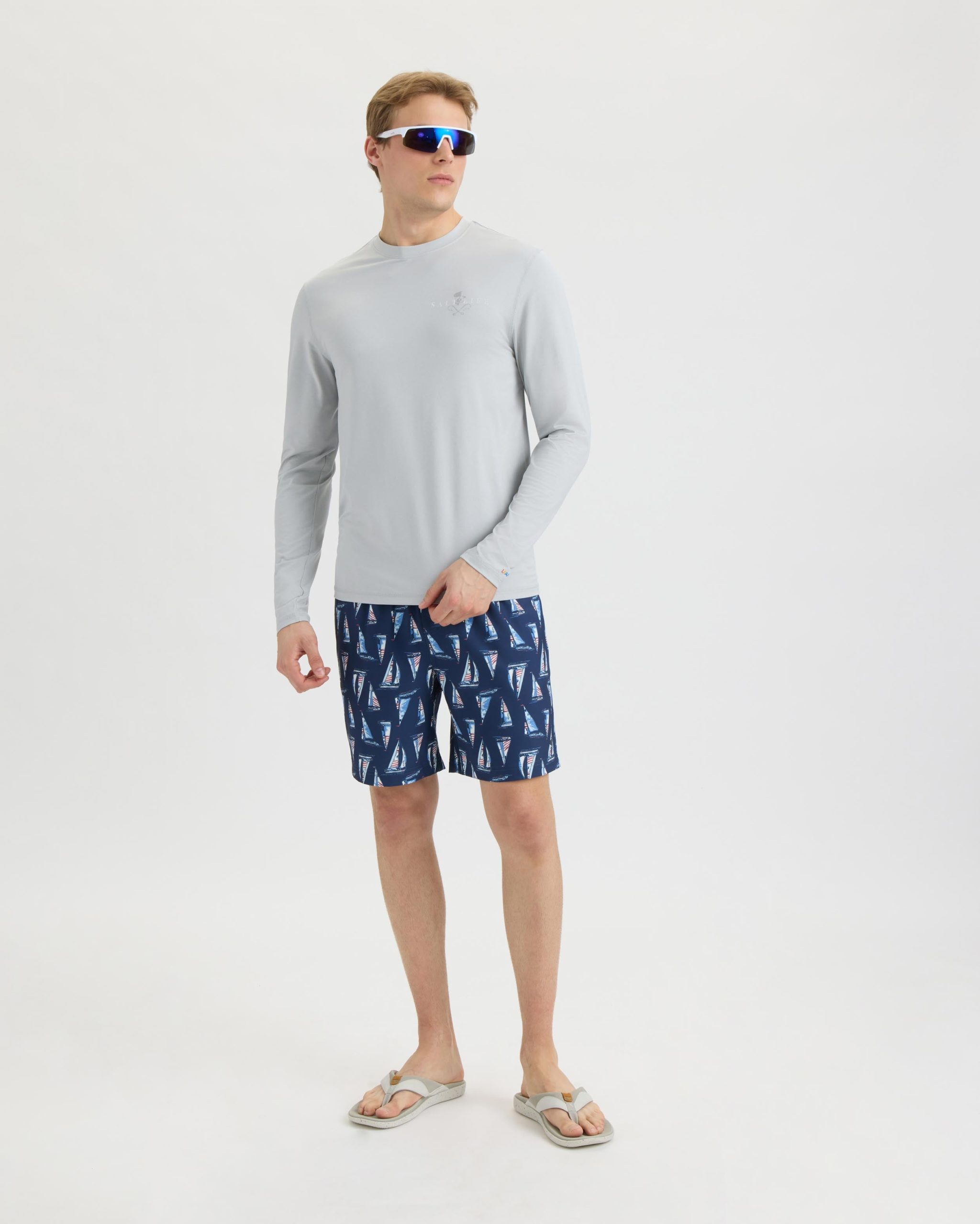 Men's Crab Hammer SLX Performance Long Sleeve Tee - Image 7