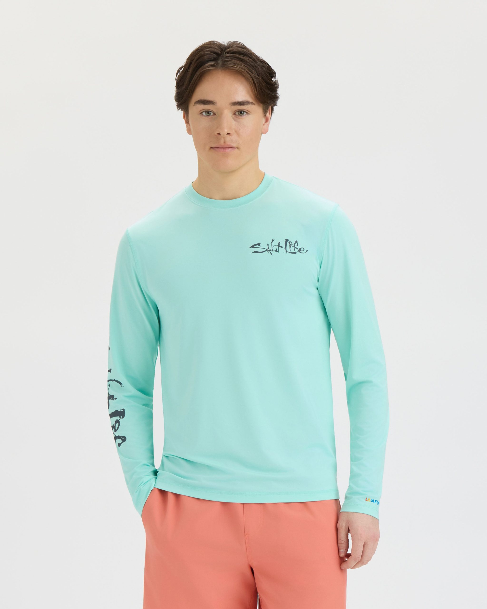 Men's Liquid Depth Badge Long Sleeve SLX Performance Tee - Image 2