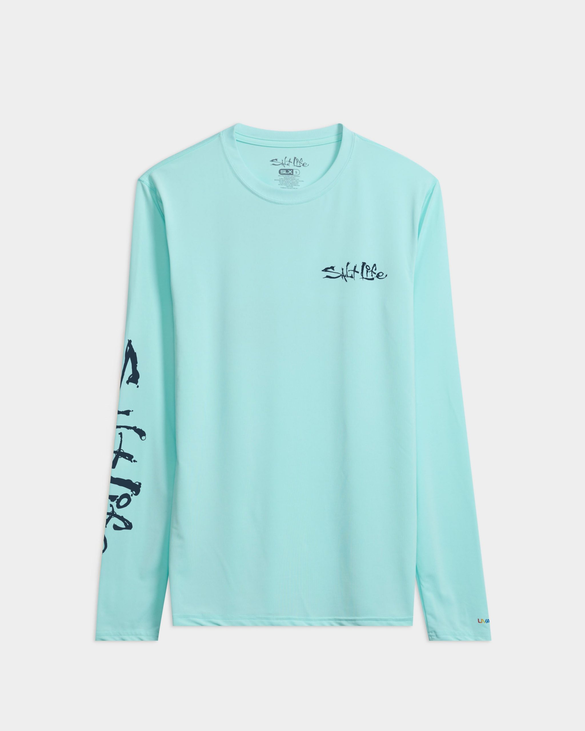 Men's Liquid Depth Badge Long Sleeve SLX Performance Tee - Image 7
