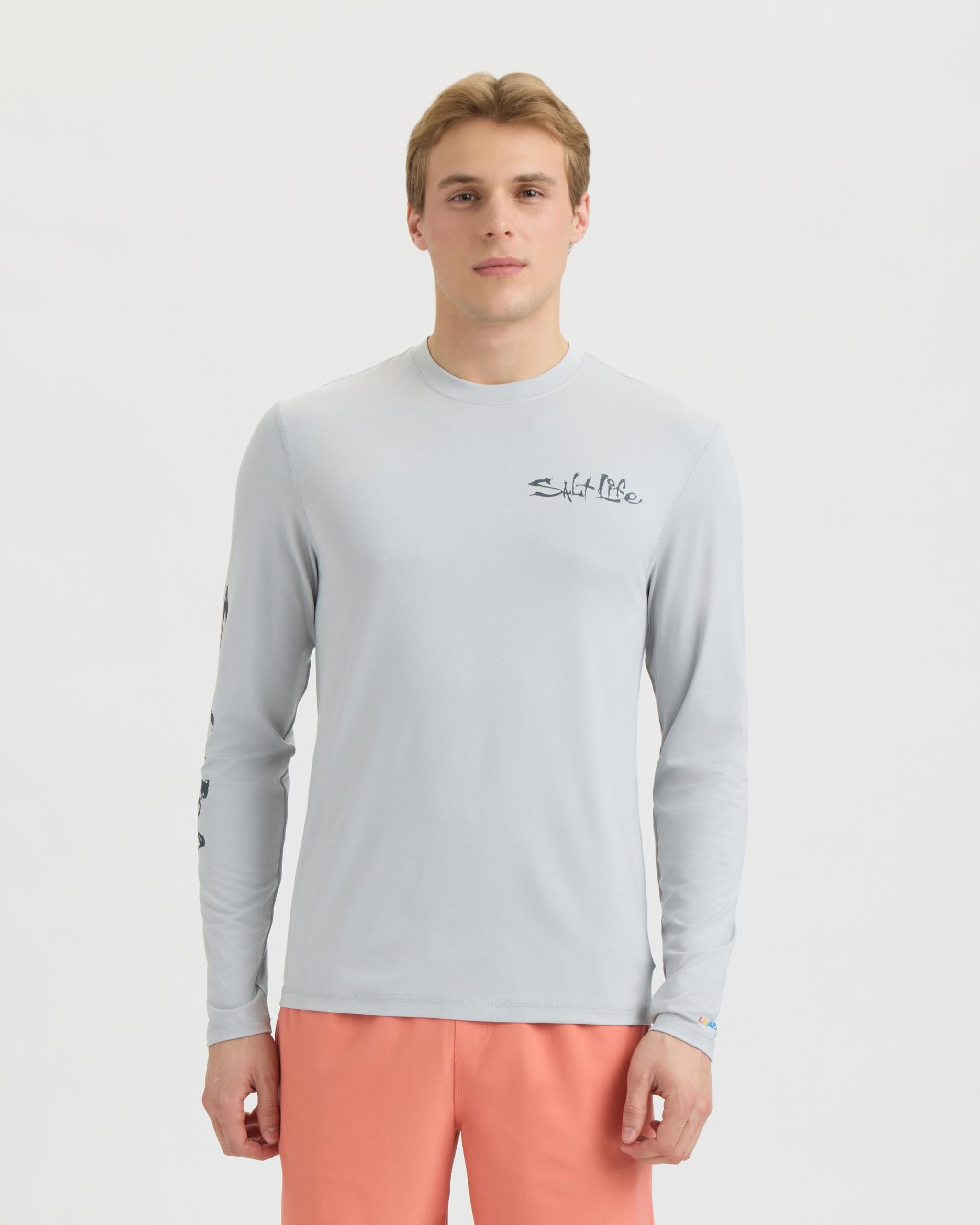 Men's Liquid Depth Badge Long Sleeve SLX Performance Tee - Image 2