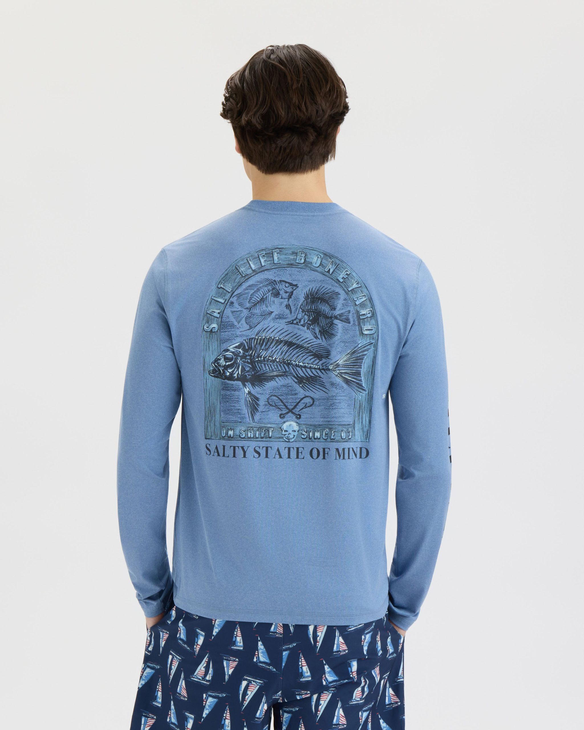 Men's Boneyard SLX Performance Long Sleeve Tee - Image 4