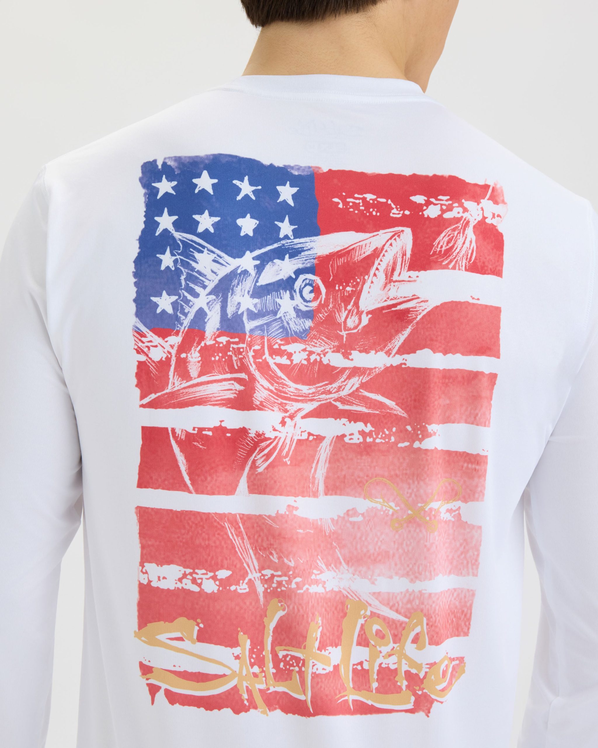 Men's Americana Tuna SLX Performance Long Sleeve Tee - Image 5