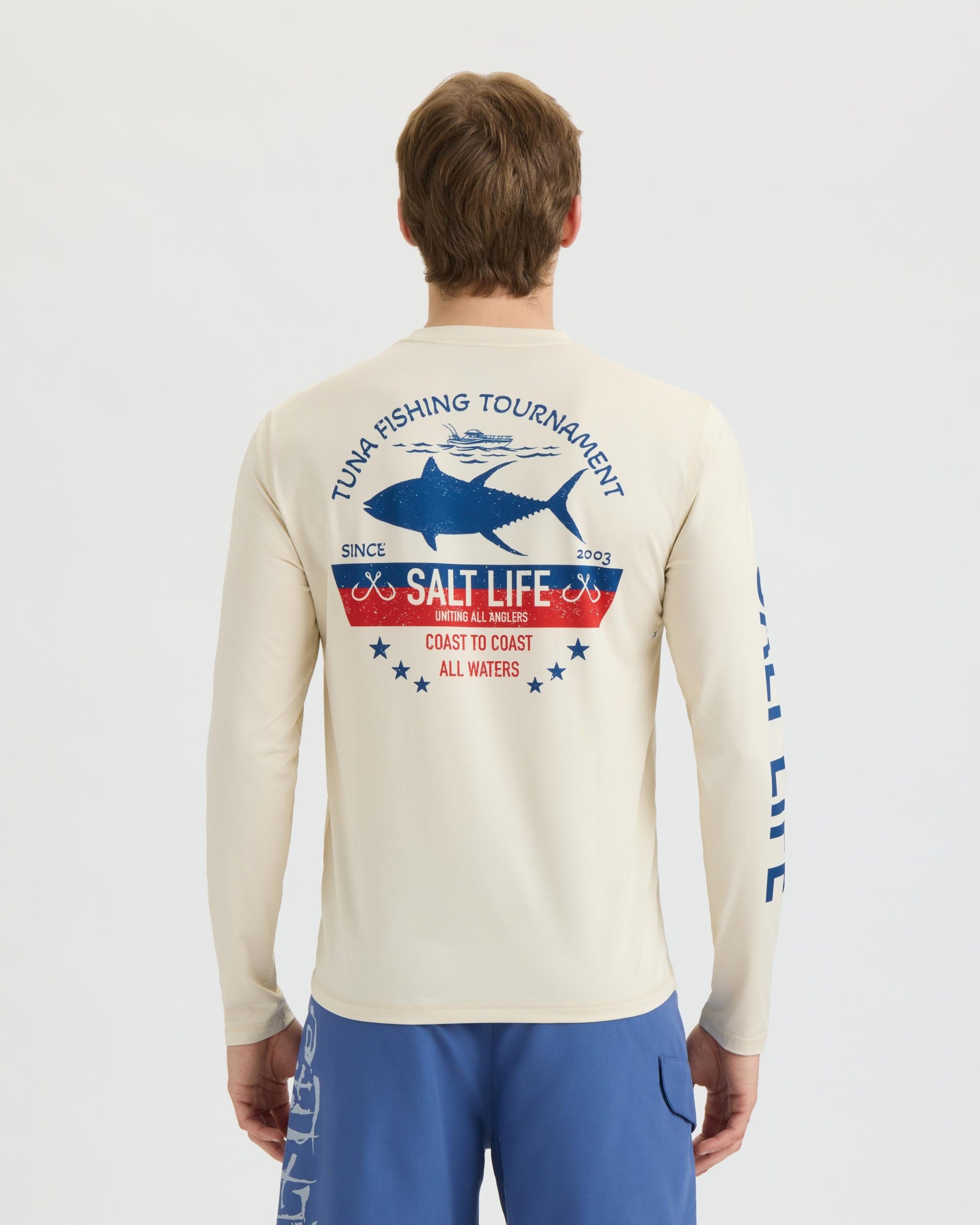 Men's Tuna Tournament Long Sleeve SLX Performance Tee - Image 4