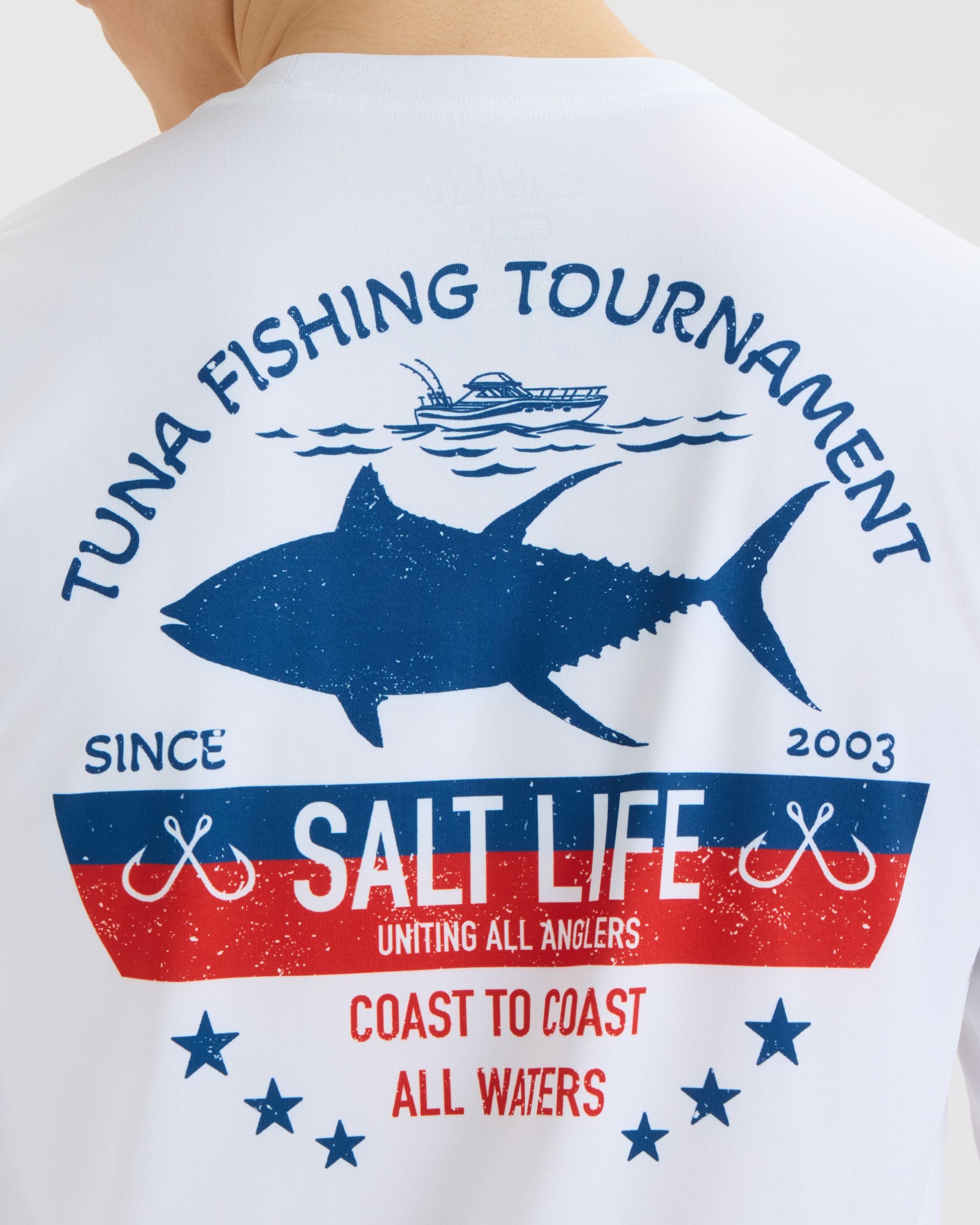 Men's Tuna Tournament Long Sleeve SLX Performance Tee - Image 5