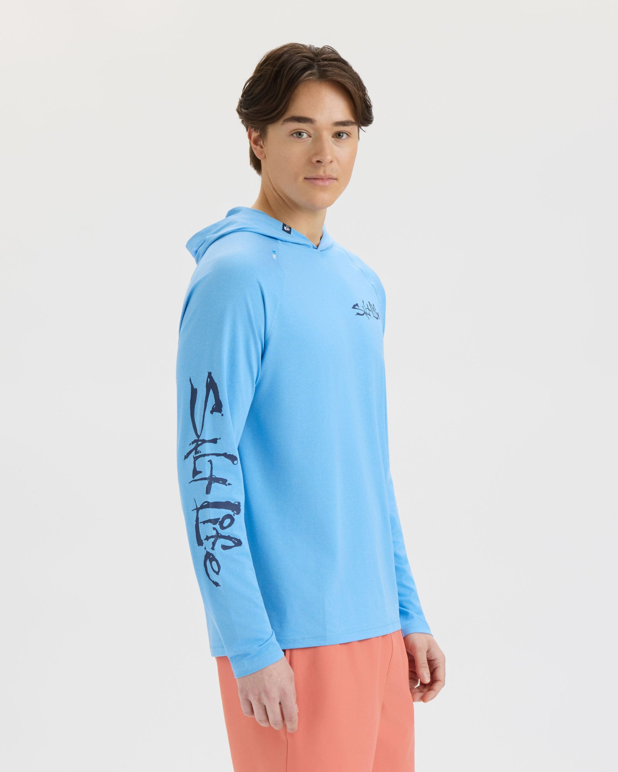 Men's One Cast at a Time SLX Performance Hoodie - Image 3