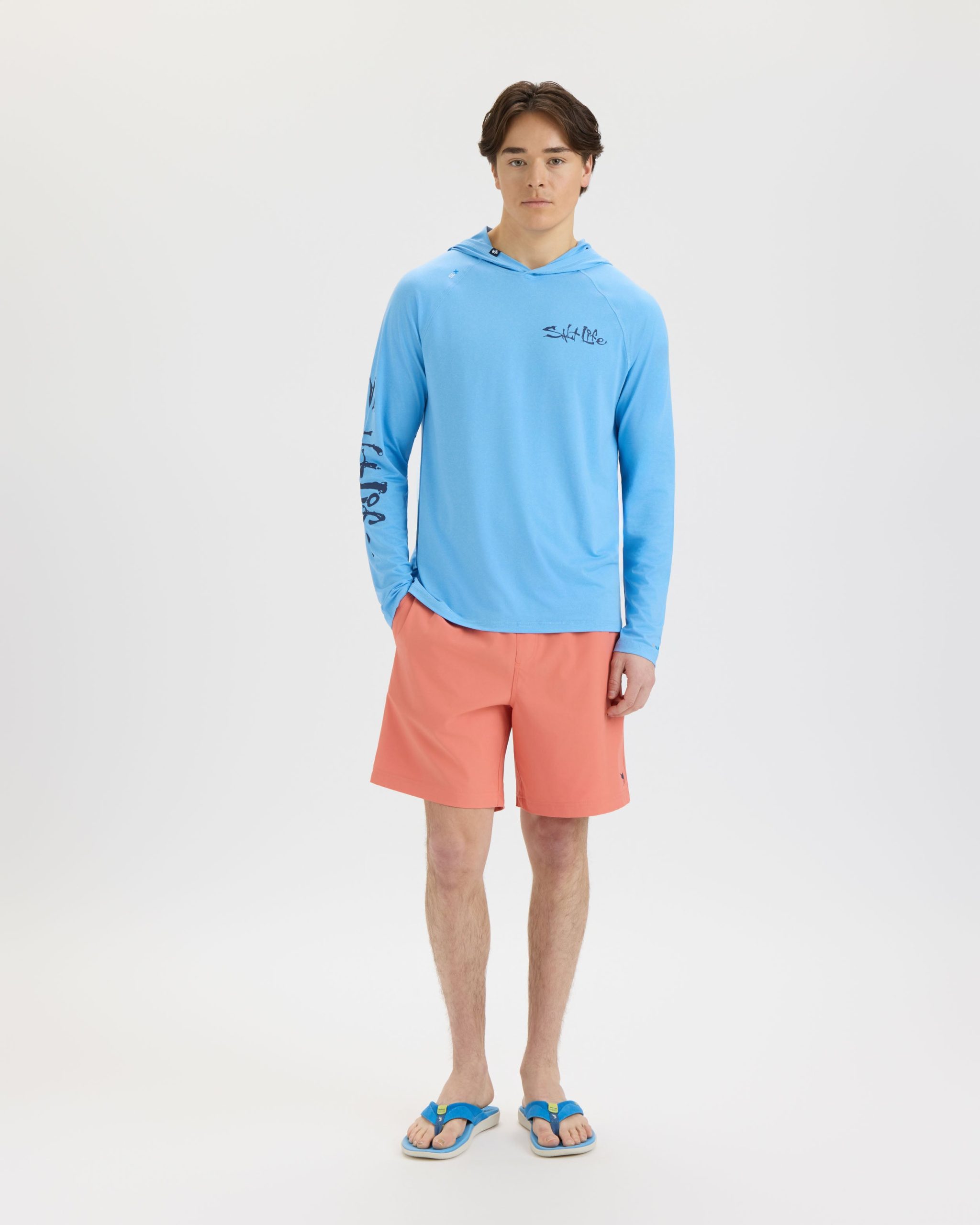 Men's One Cast at a Time SLX Performance Hoodie - Image 6