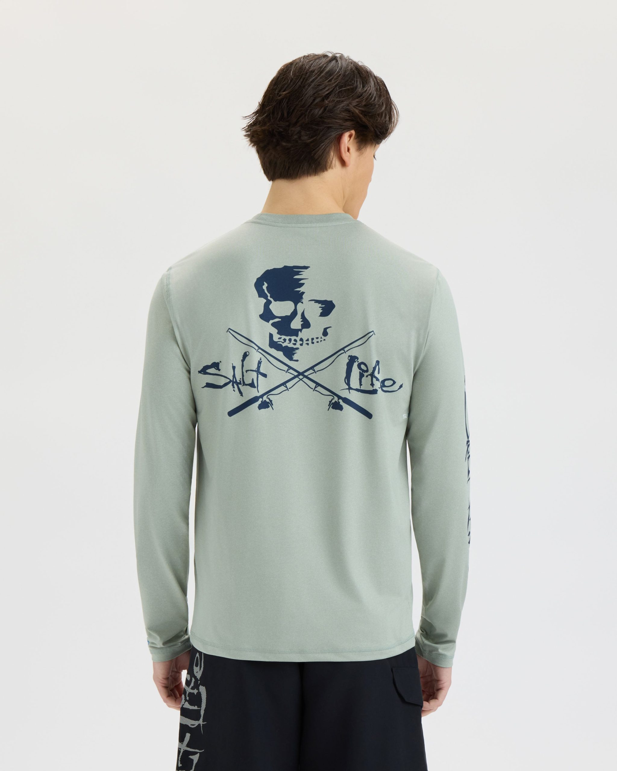 Skull and Poles SLX Performance Long Sleeve Tee - Image 4