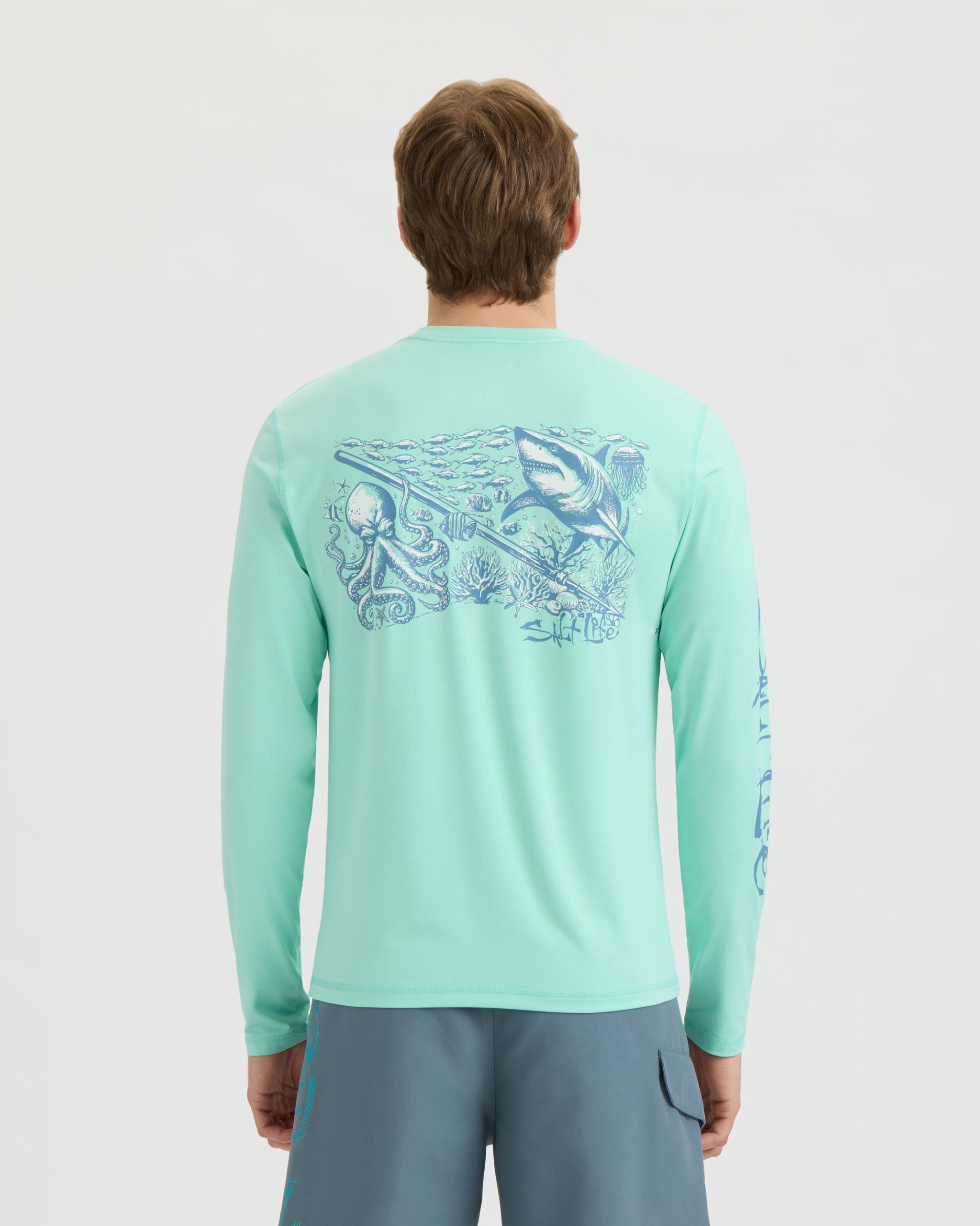 Men's Underwater Diving 2.0 SLX Performance Long Sleeve Tee - Image 4